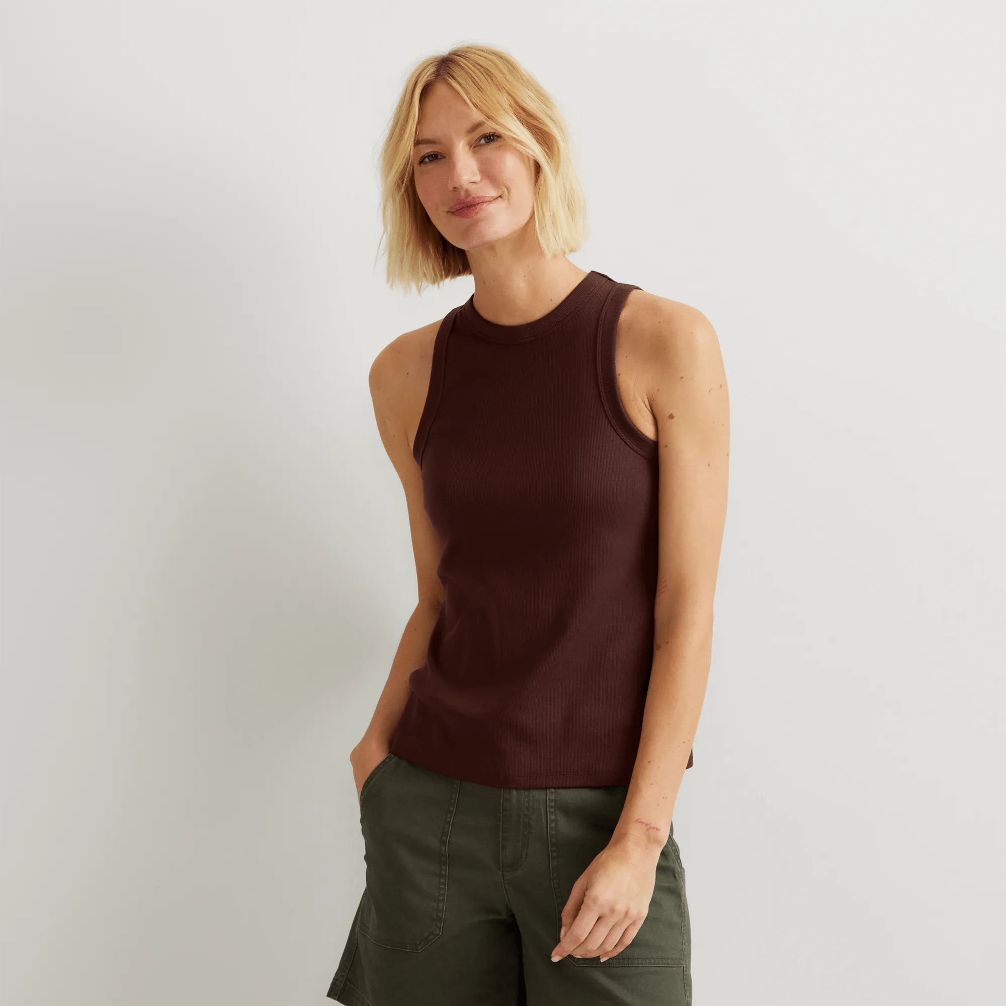Women's Essential Ribbed Tank