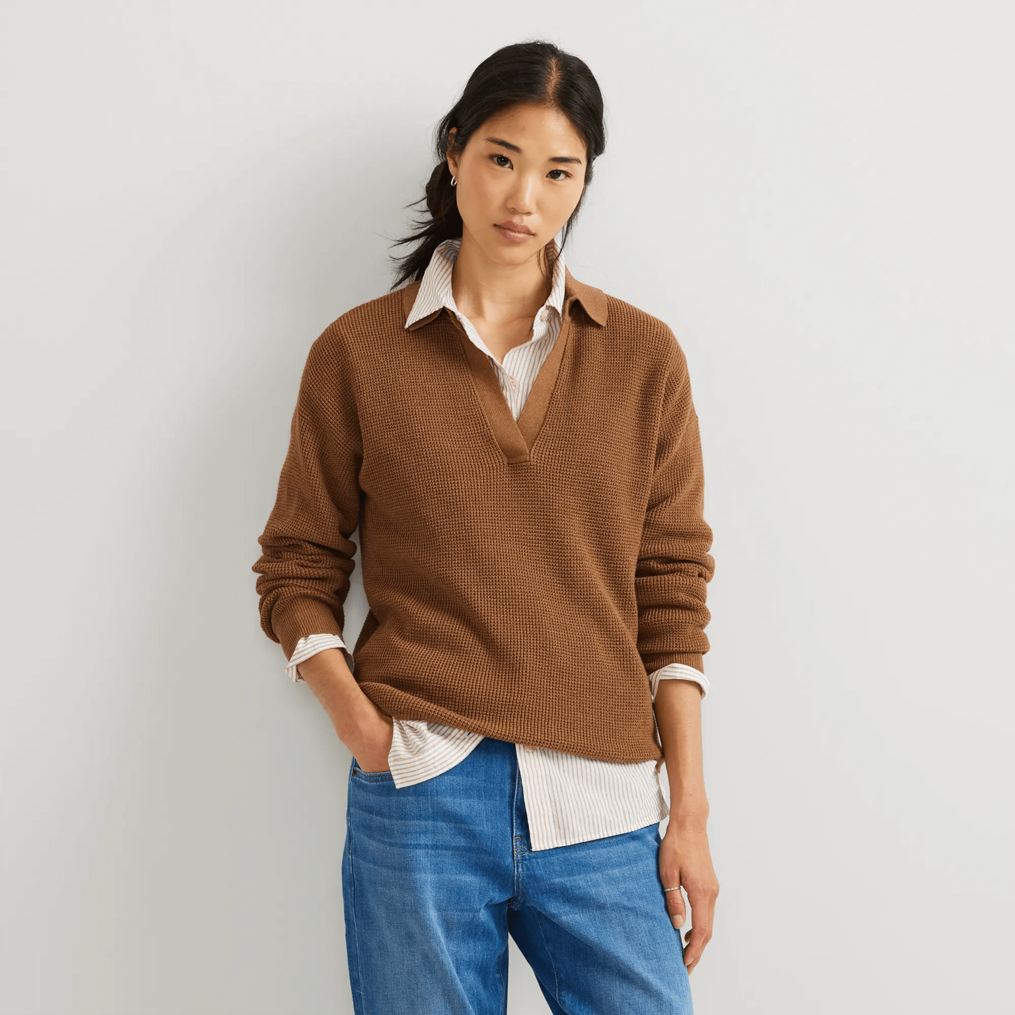 Women's Signature Johnny Collar Sweater