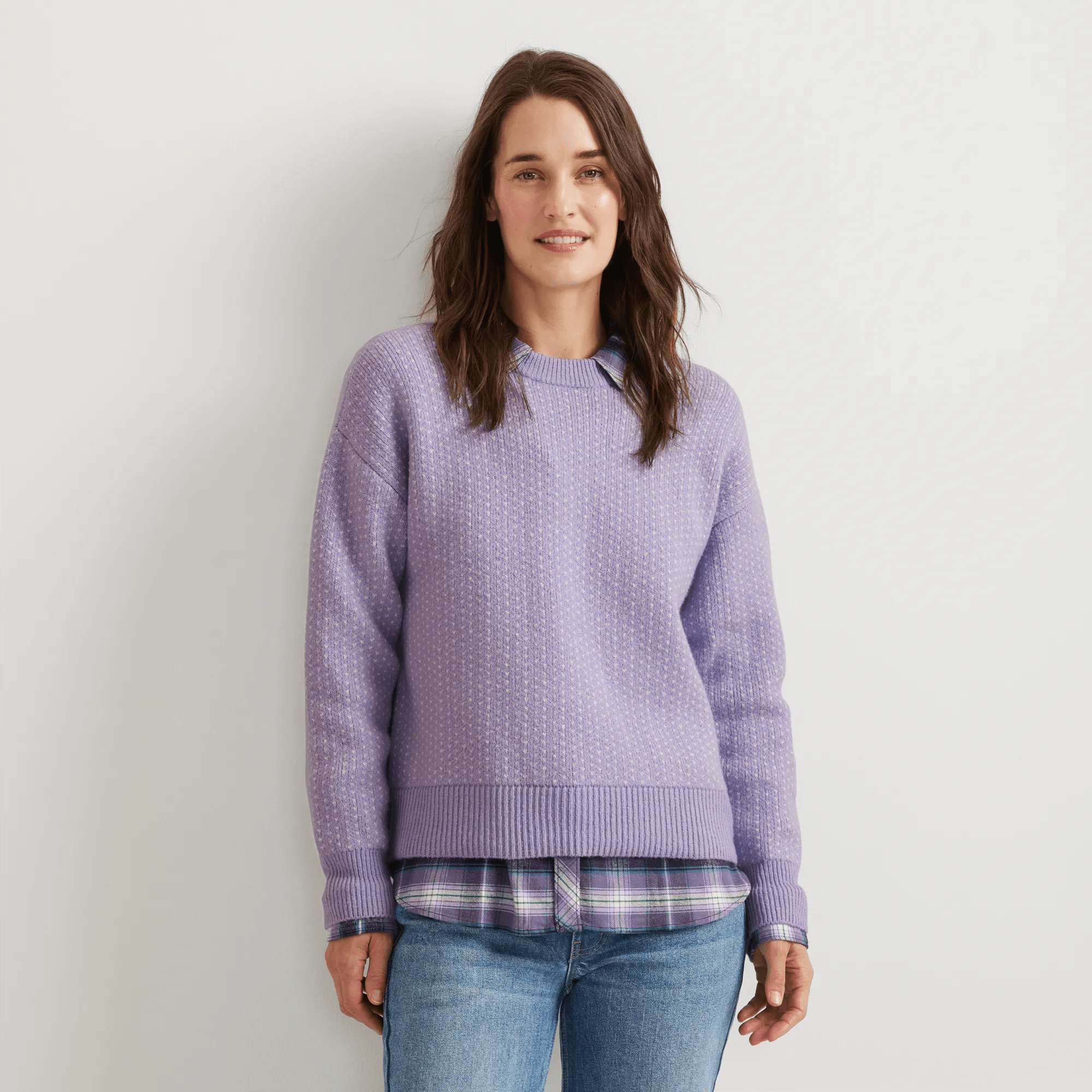 Women's Good Cheer Crewneck Sweater - Bird's Eye