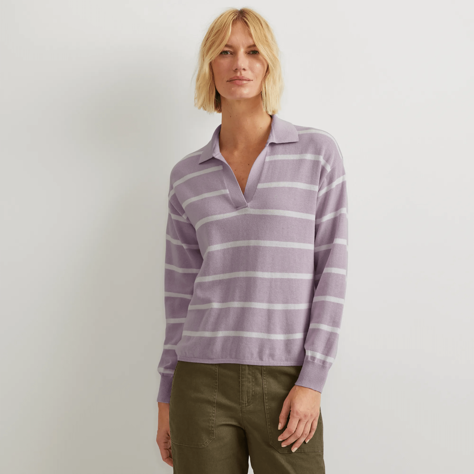 Women's Everyday Johnny Collar Sweater