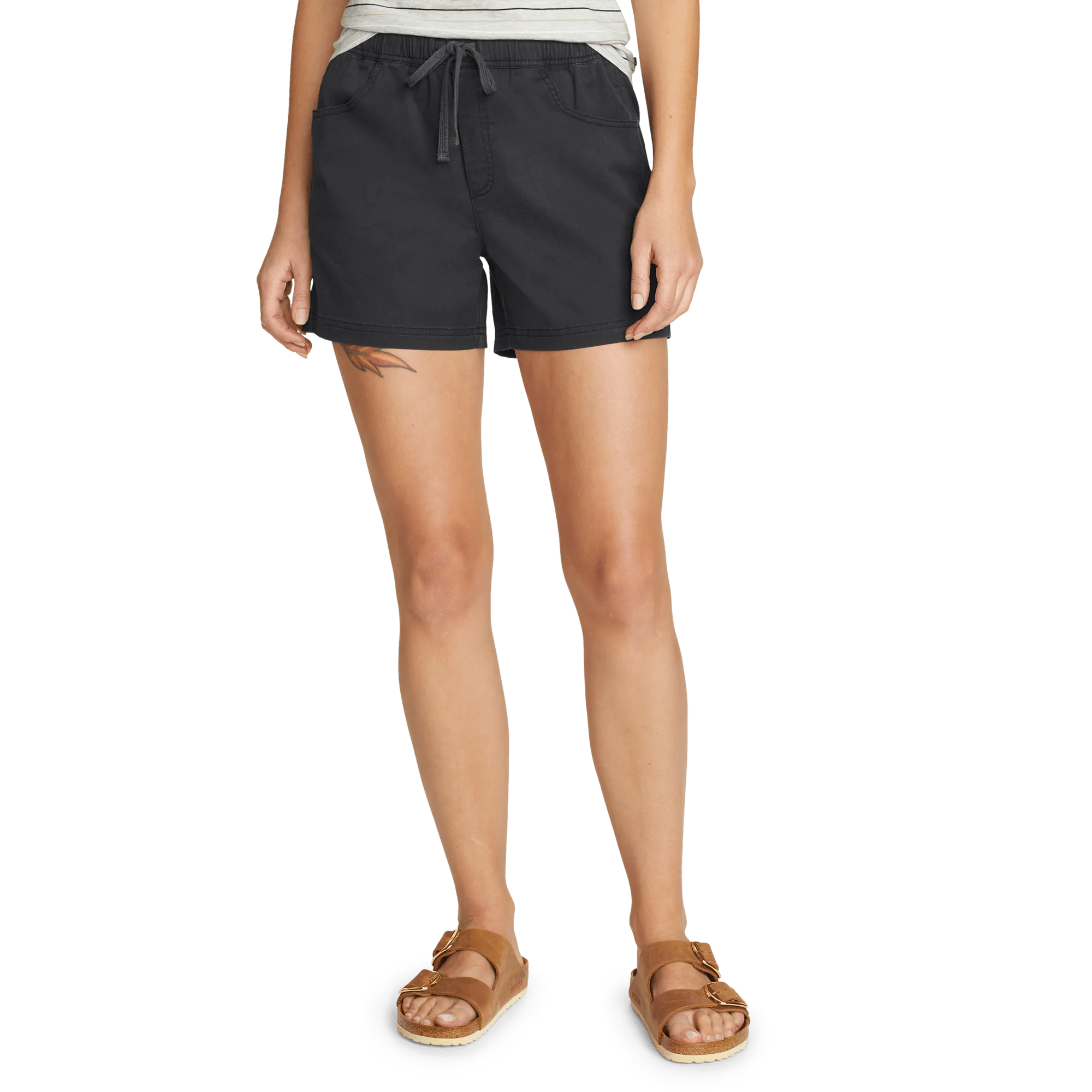 Women's Washed Cotton Shorts