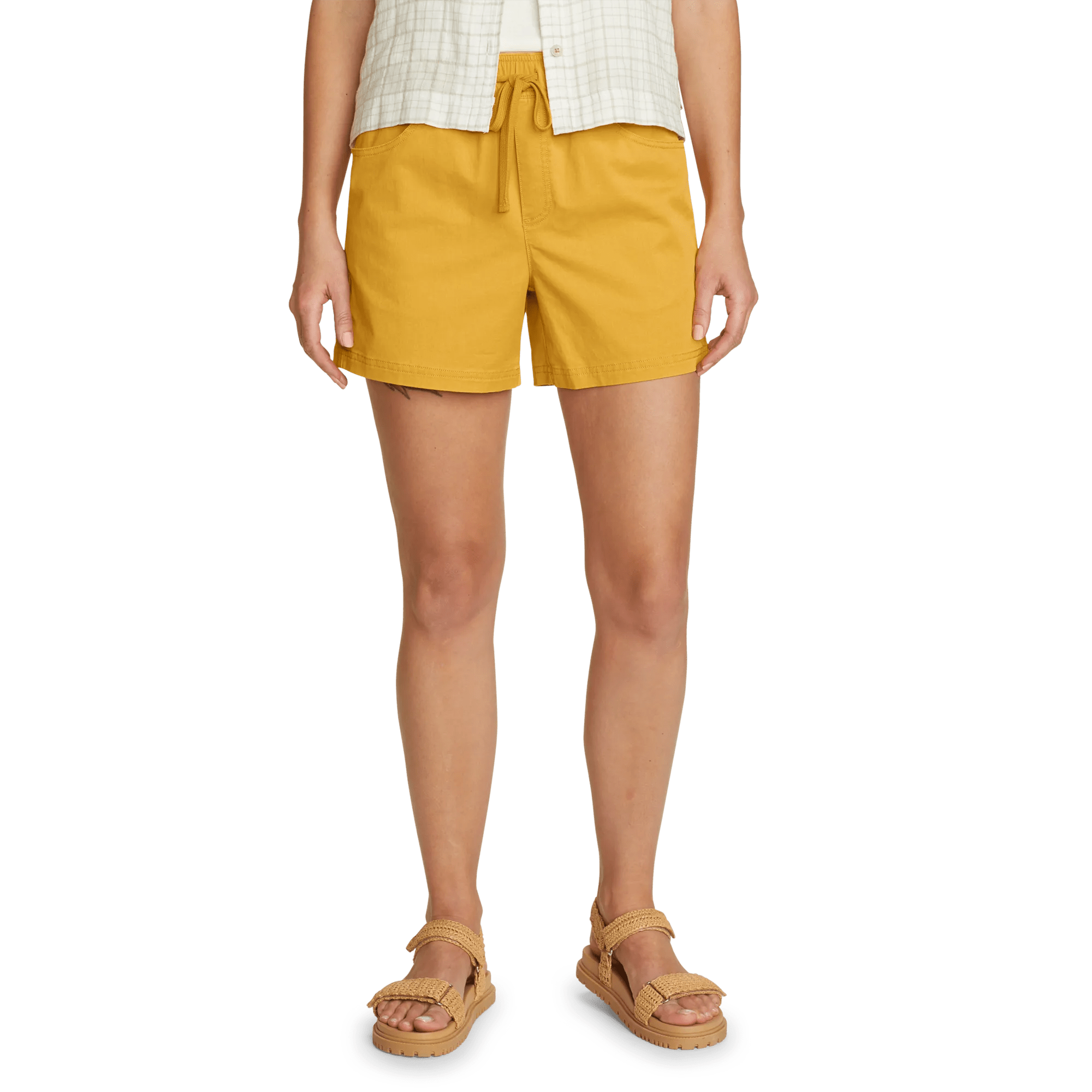 Women's Washed Cotton Shorts