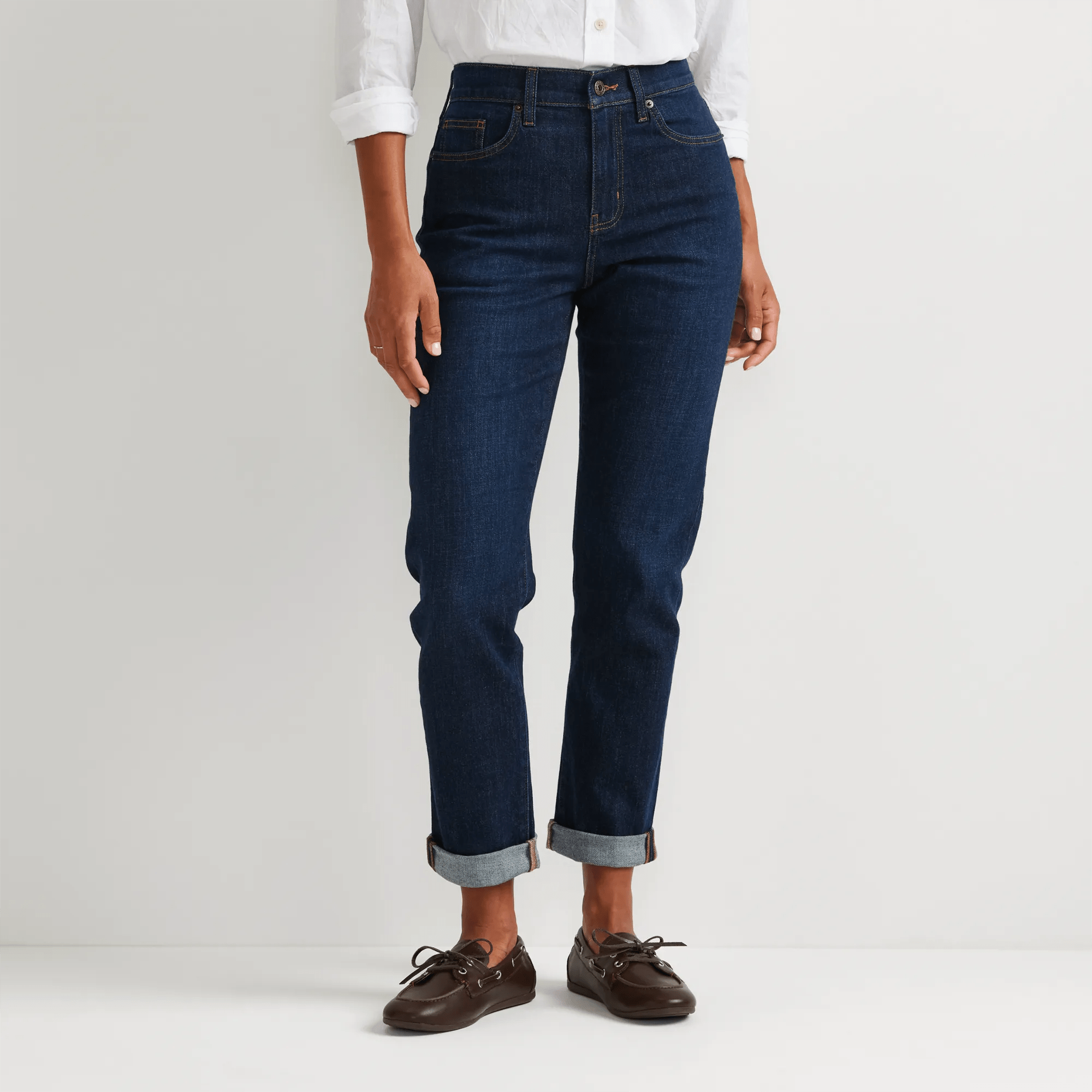 Women's Boyfriend Mid-Rise Slim Fit Jeans