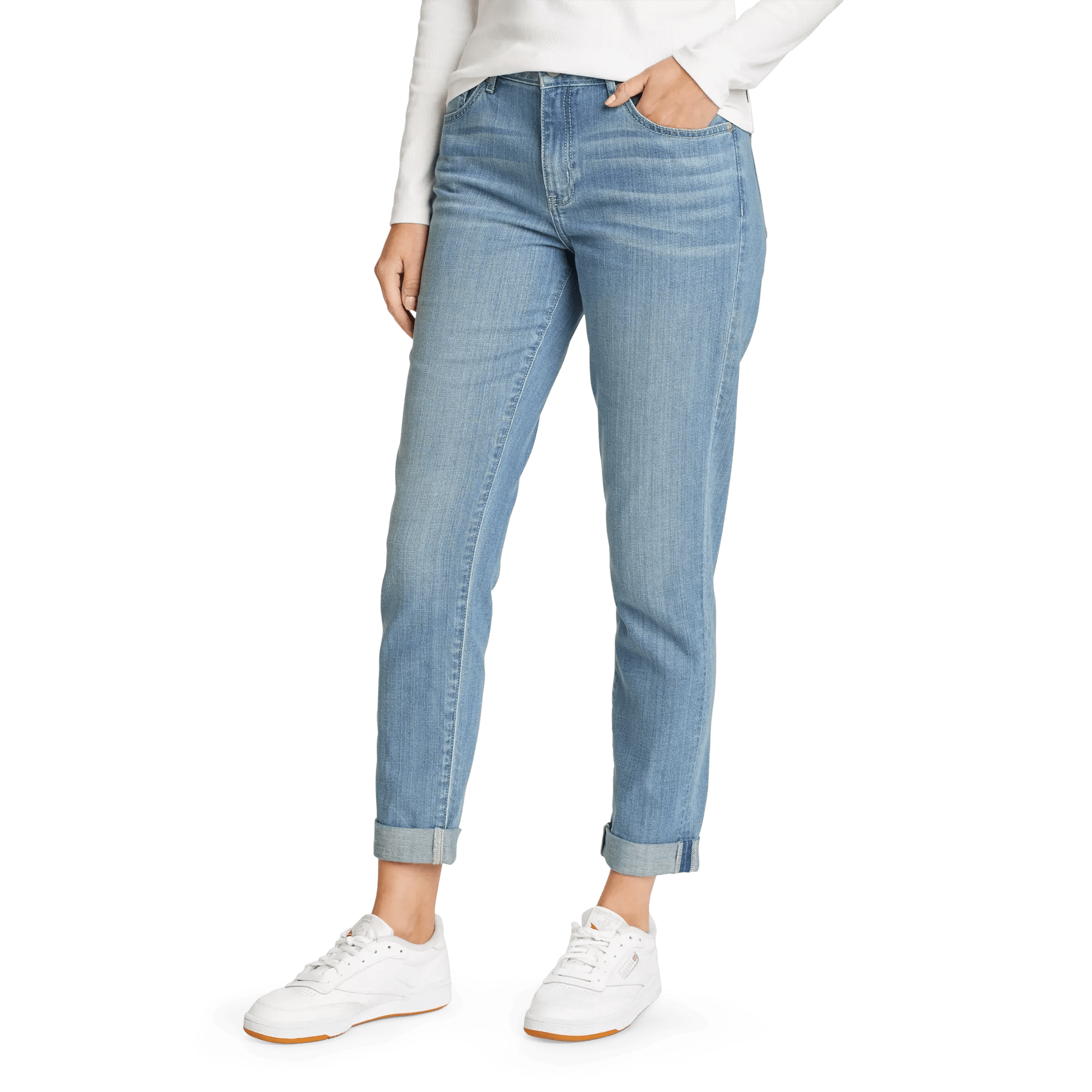 Women's Boyfriend Mid-Rise Jeans - Slim Fit
