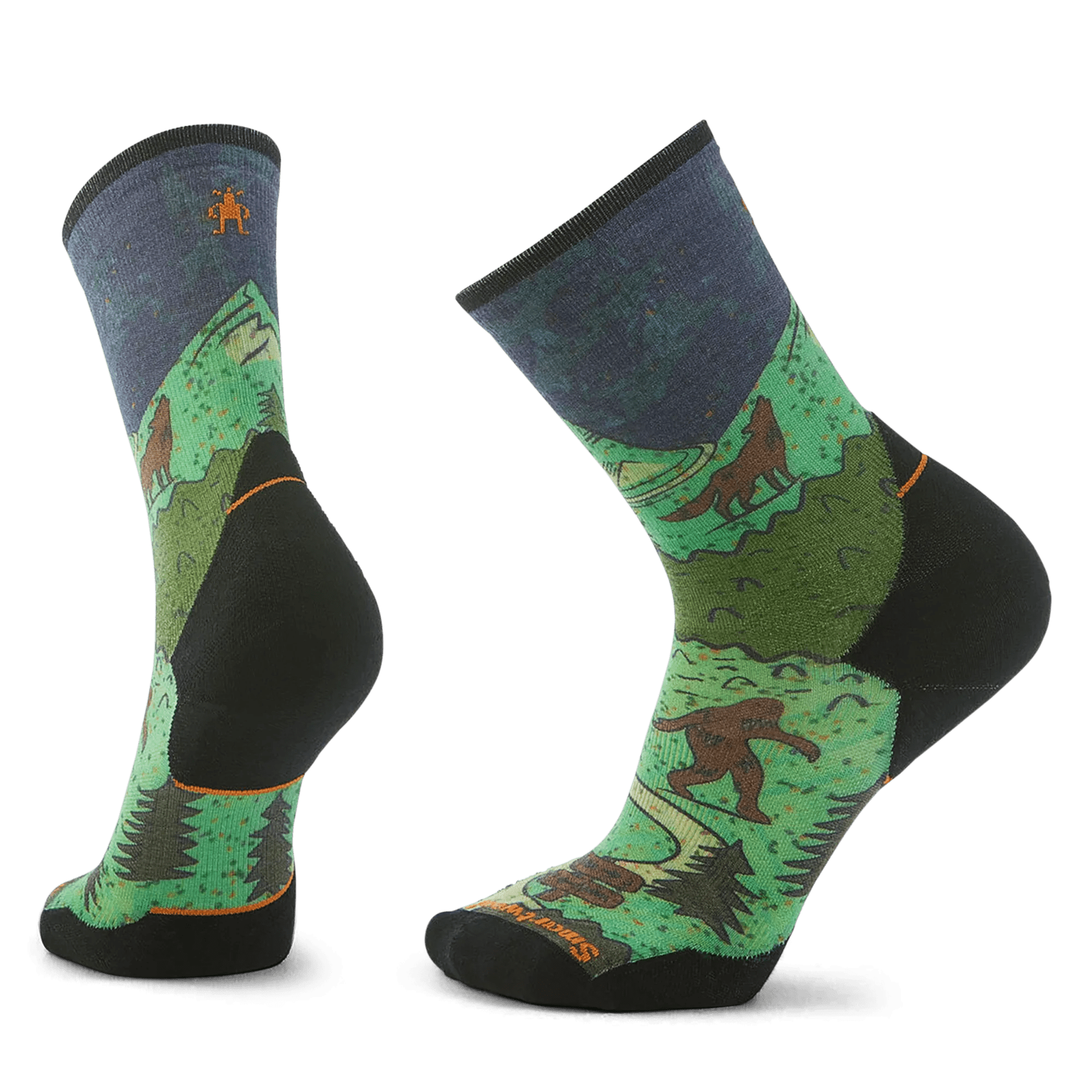 Men's Smartwool? Trail Run Targeted Cushion Crew Socks - Neature Print