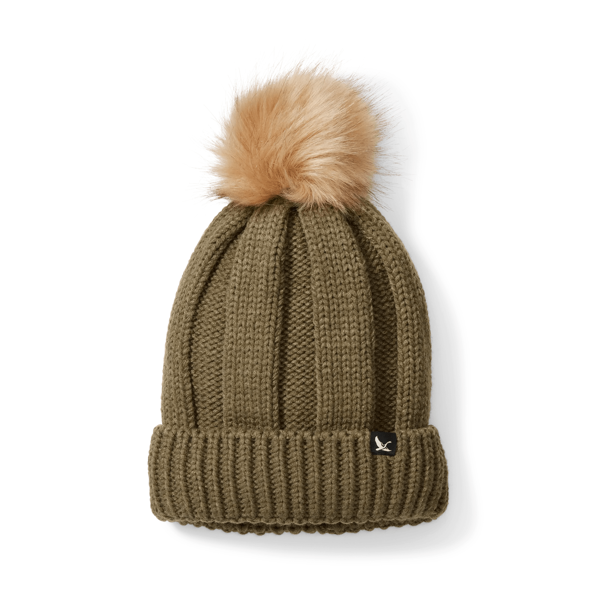 Women's Faux Fur Pom Beanie