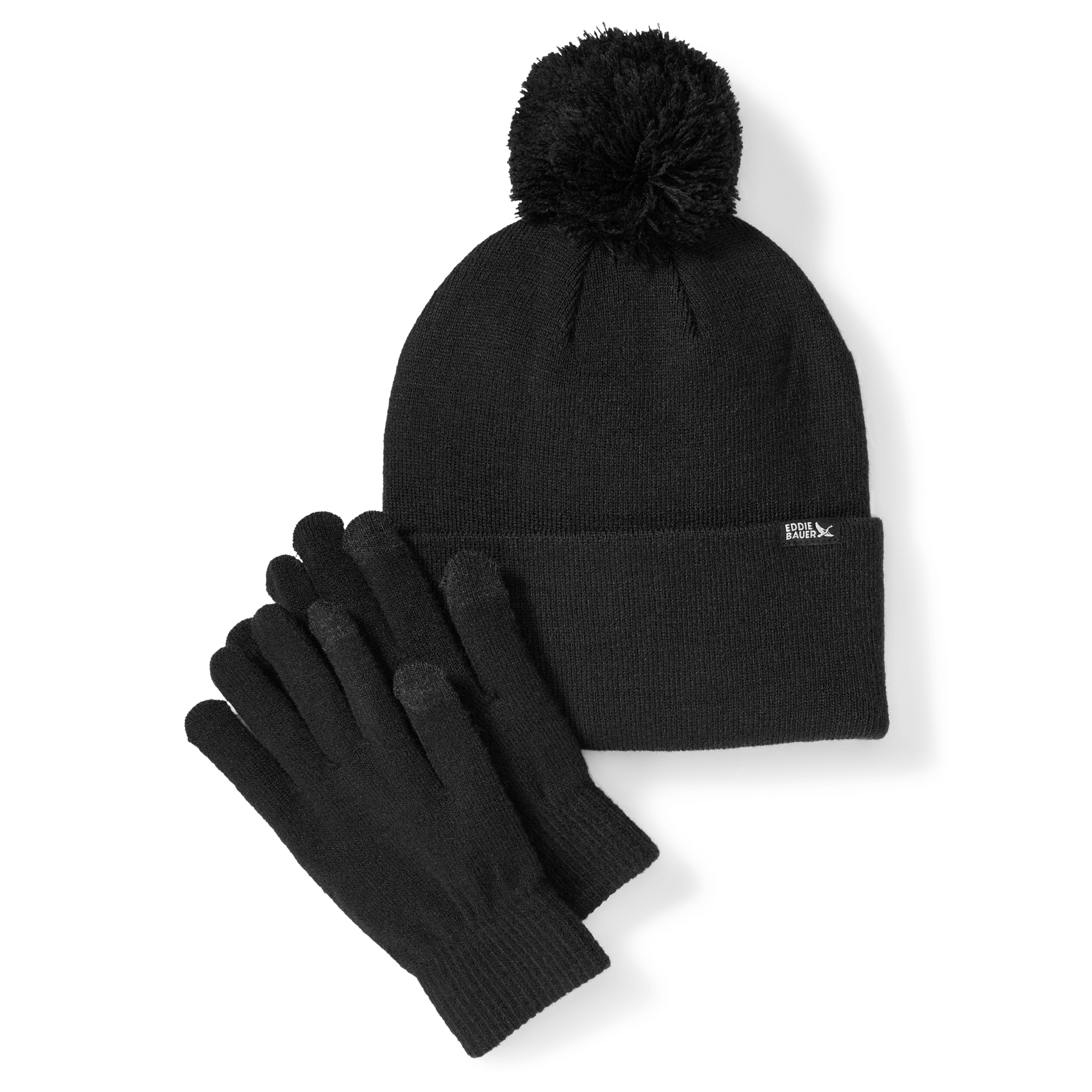 Women's Pom Beanie & Glove Set