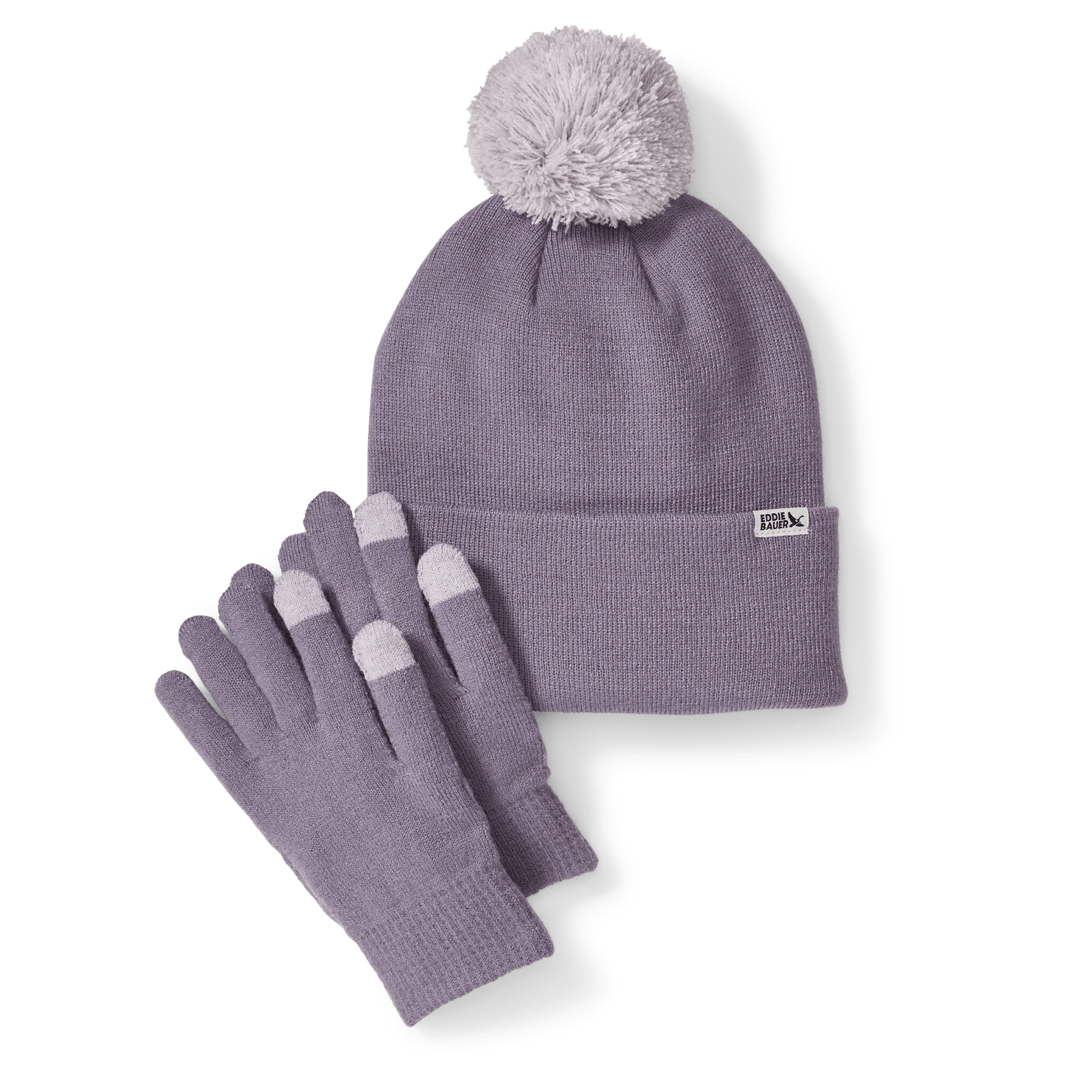 Women's Pom Beanie & Glove Set