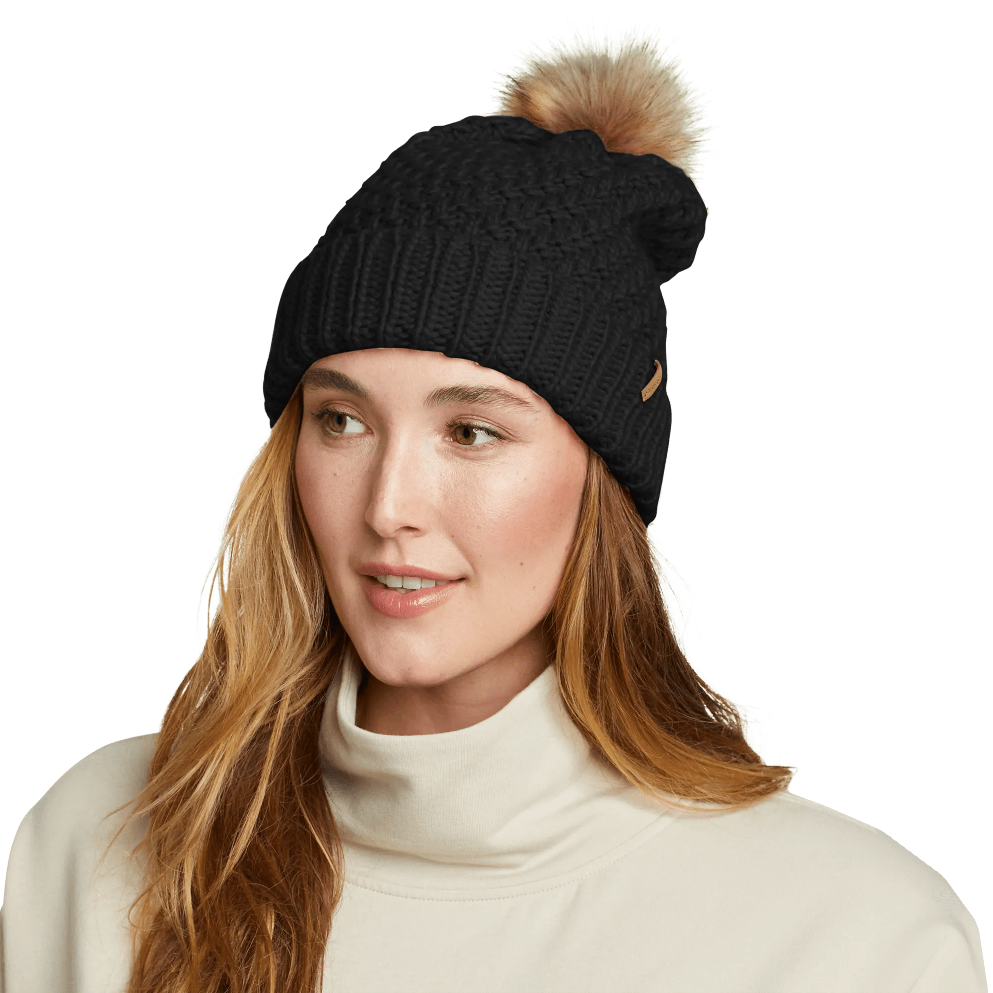 Women's Cabin Faux Fur Pom Beanie