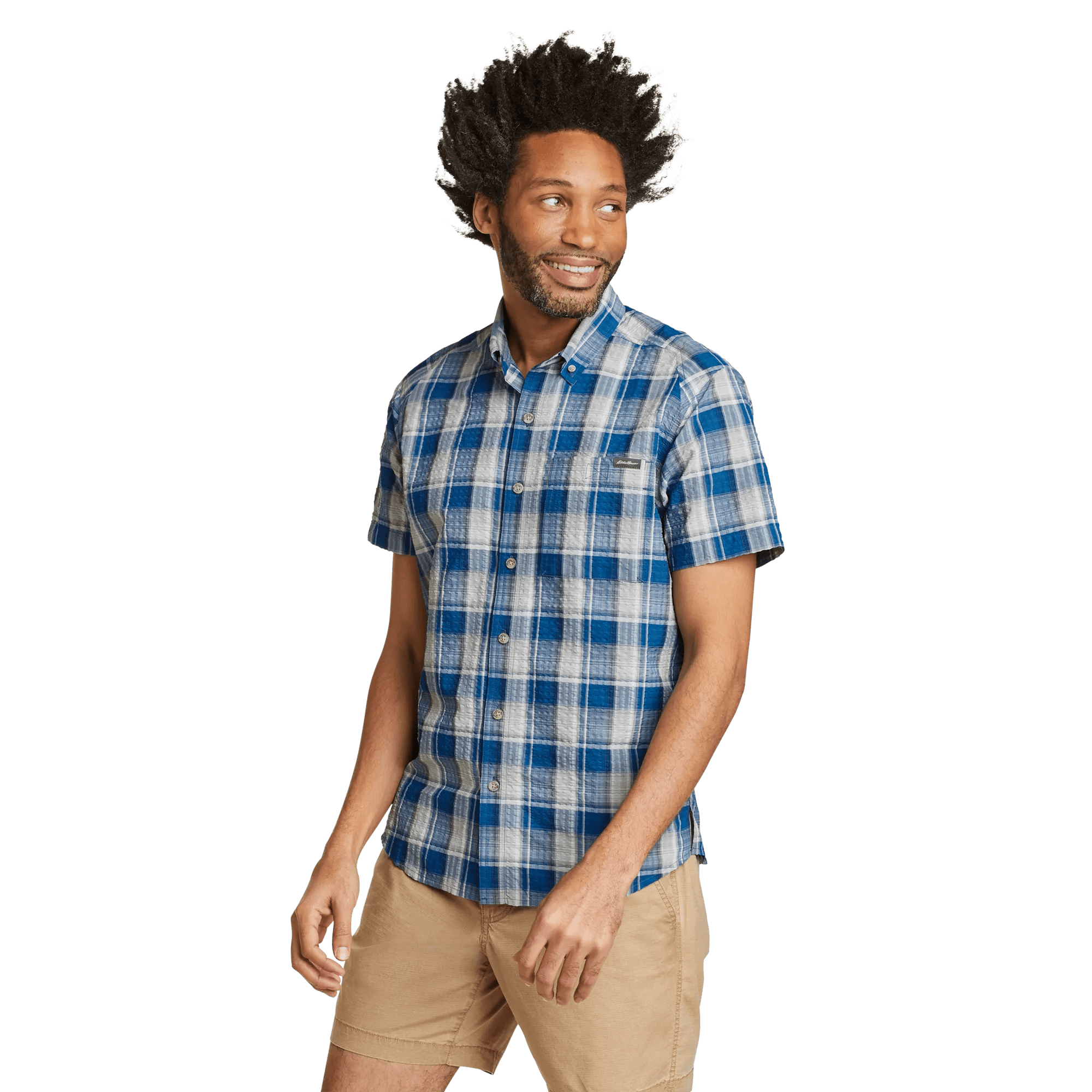 Men's Pack It Seersucker Short-Sleeve Shirt