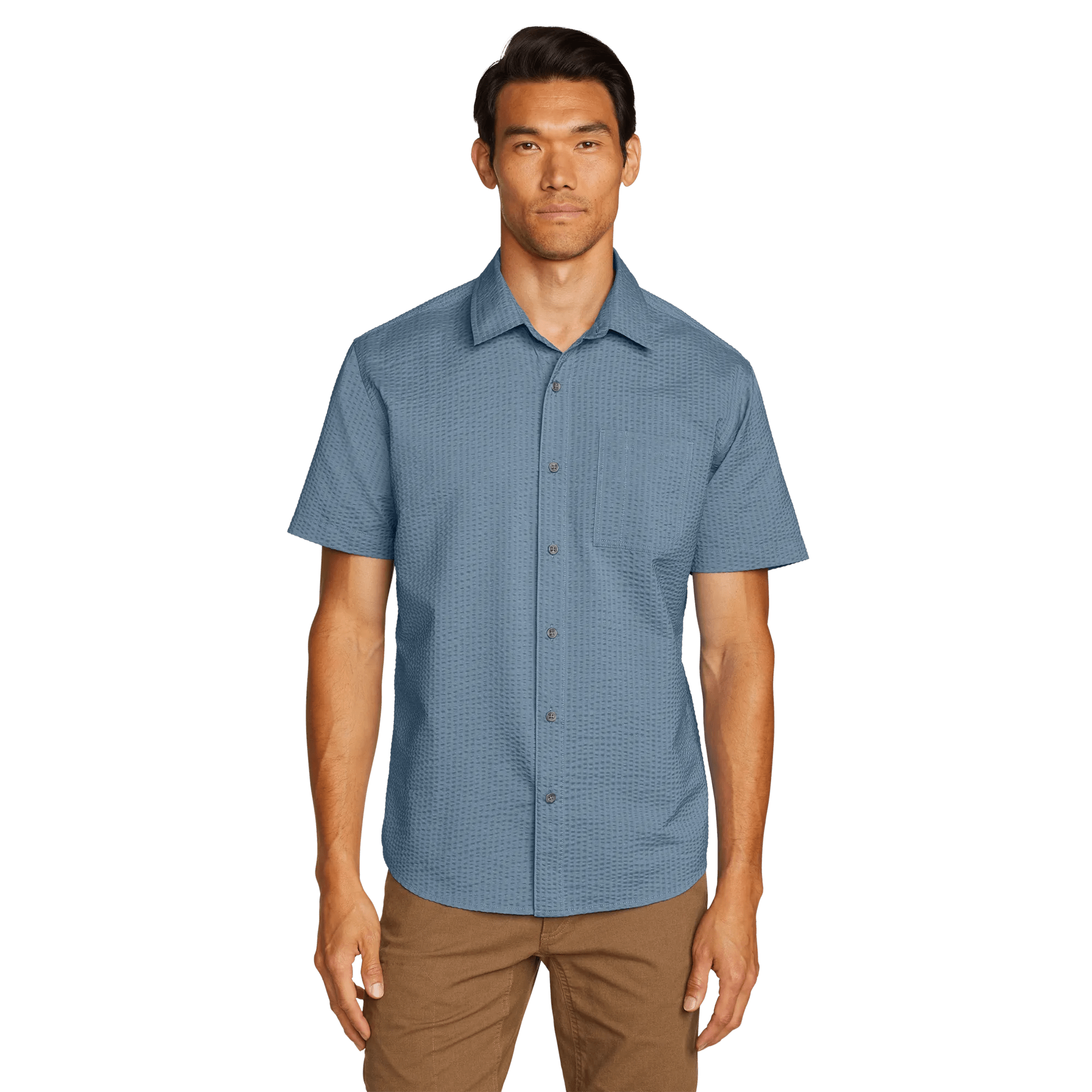 Men's Short-Sleeve Pack It 2.0 Seersucker Shirt