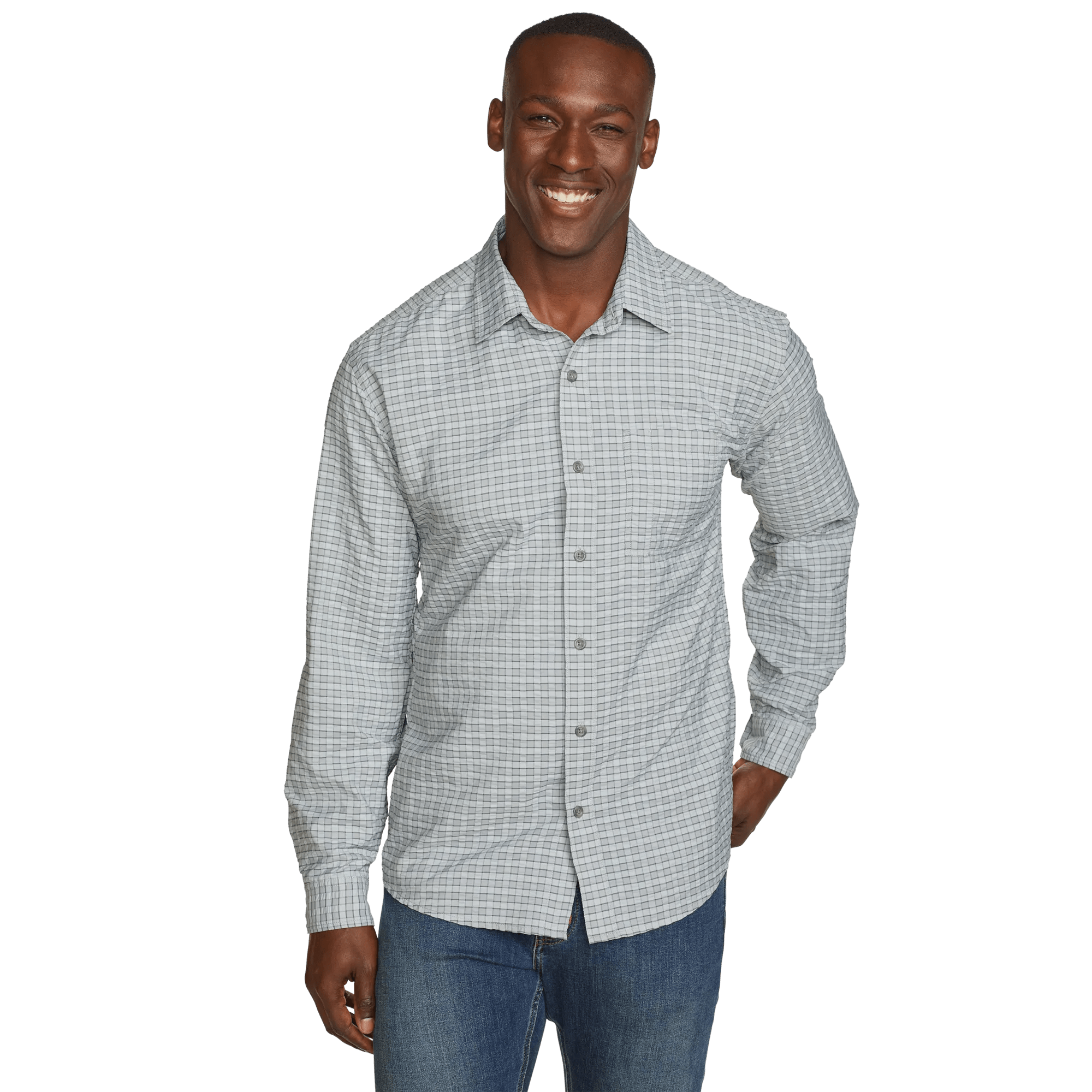 Men's Long-Sleeve Pack It 2.0 Seersucker Shirt