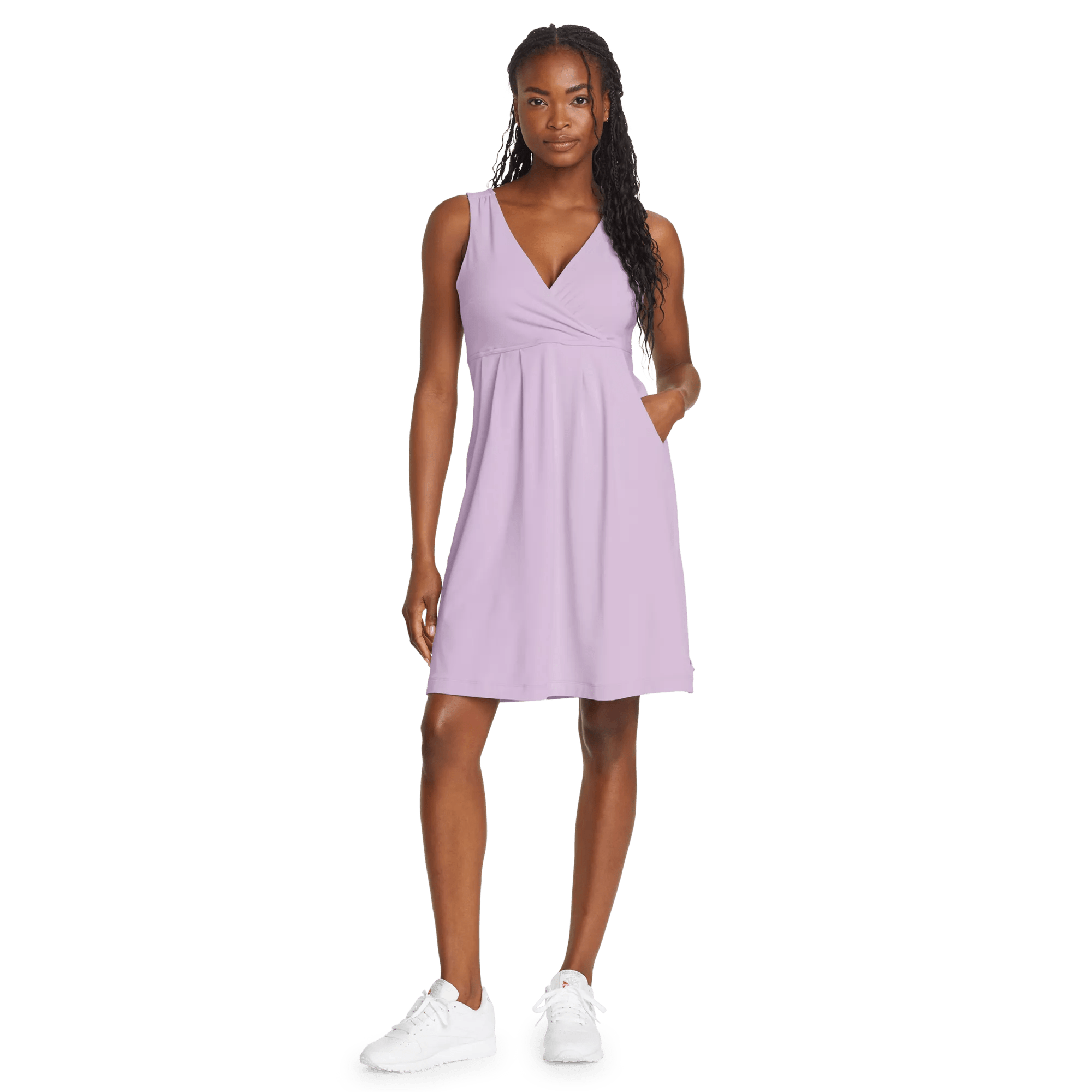 Women's Aster Crossover Dress - Solid