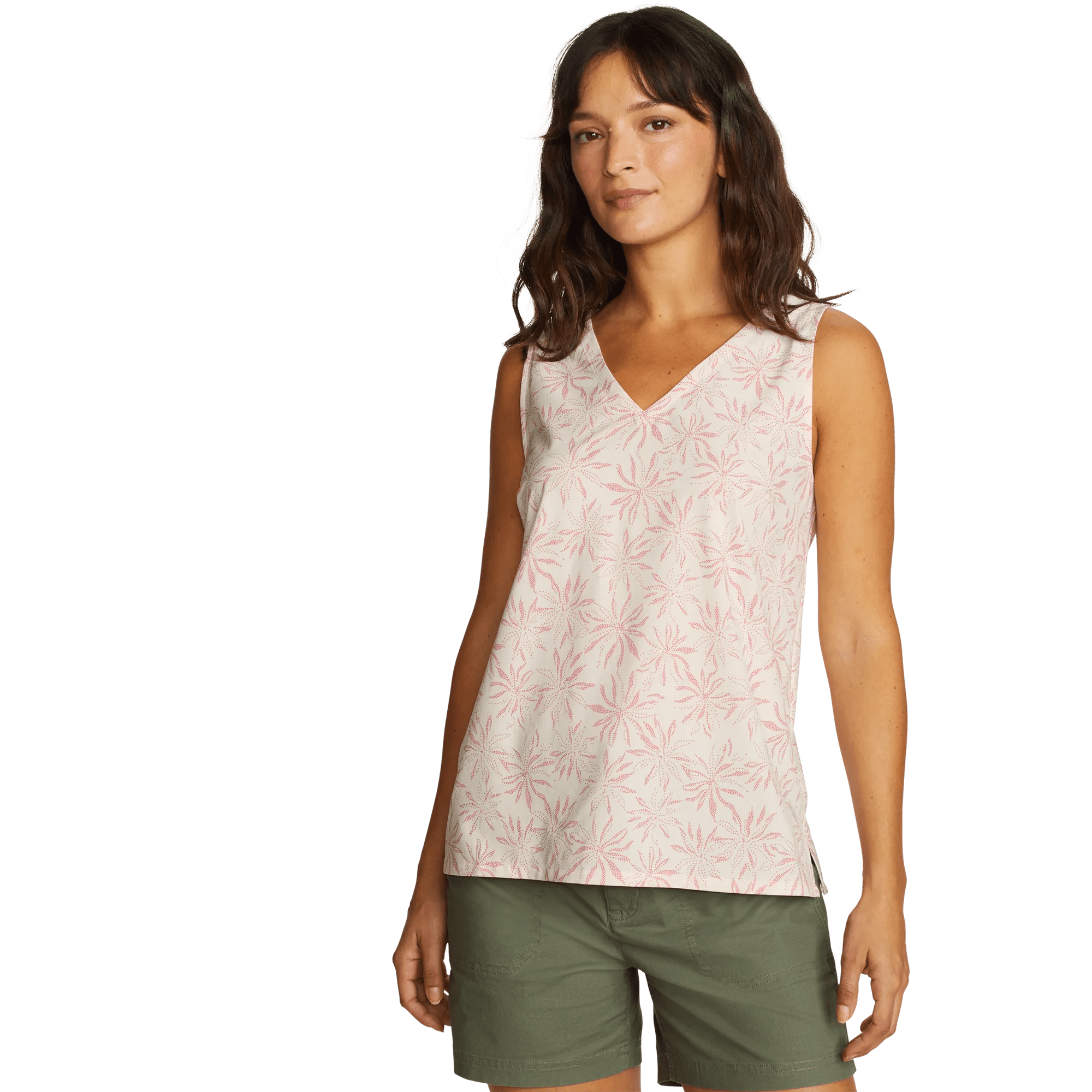 Women's Departure V-Neck Tank Top - Print