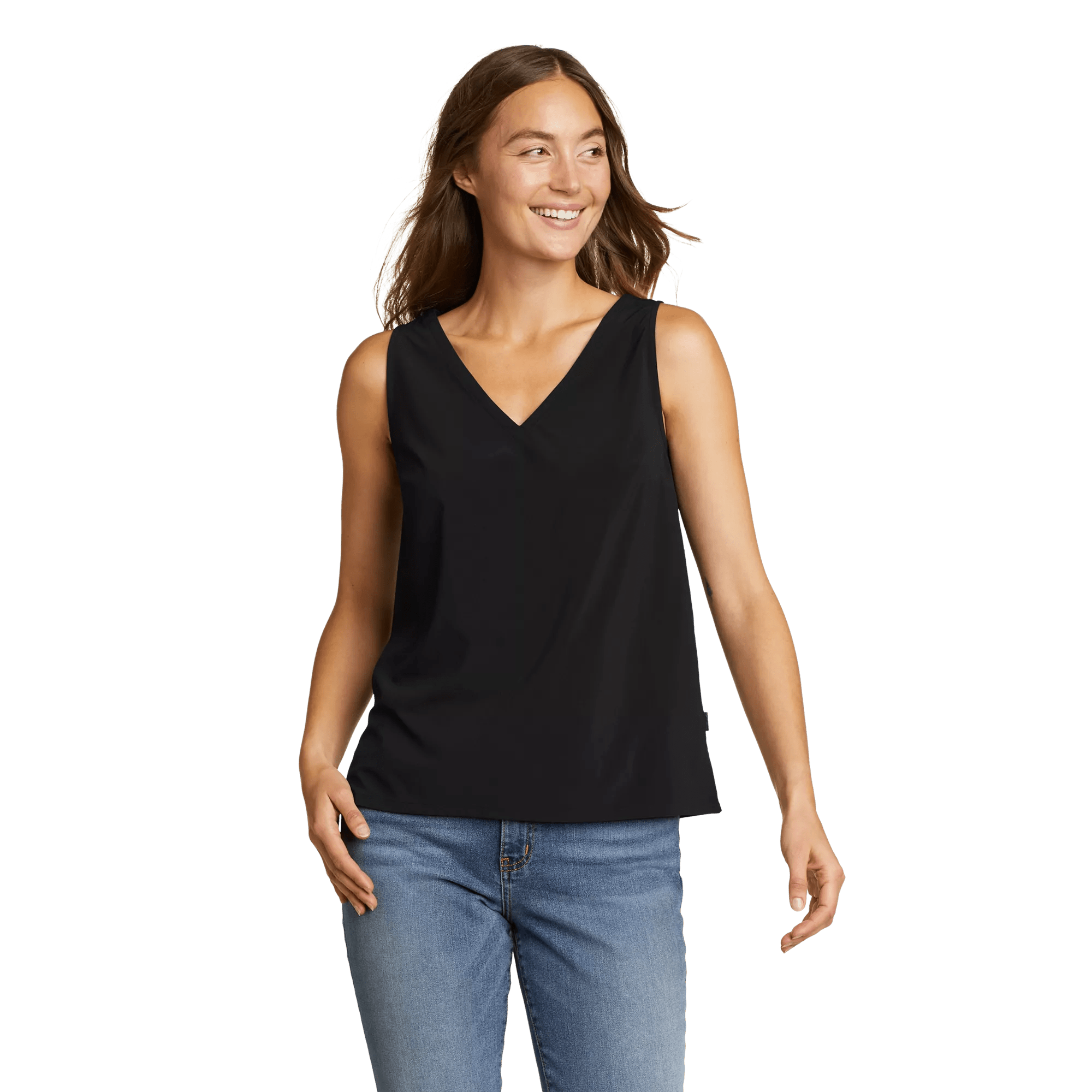 Women's Departure V-Neck Tank Top - Solid