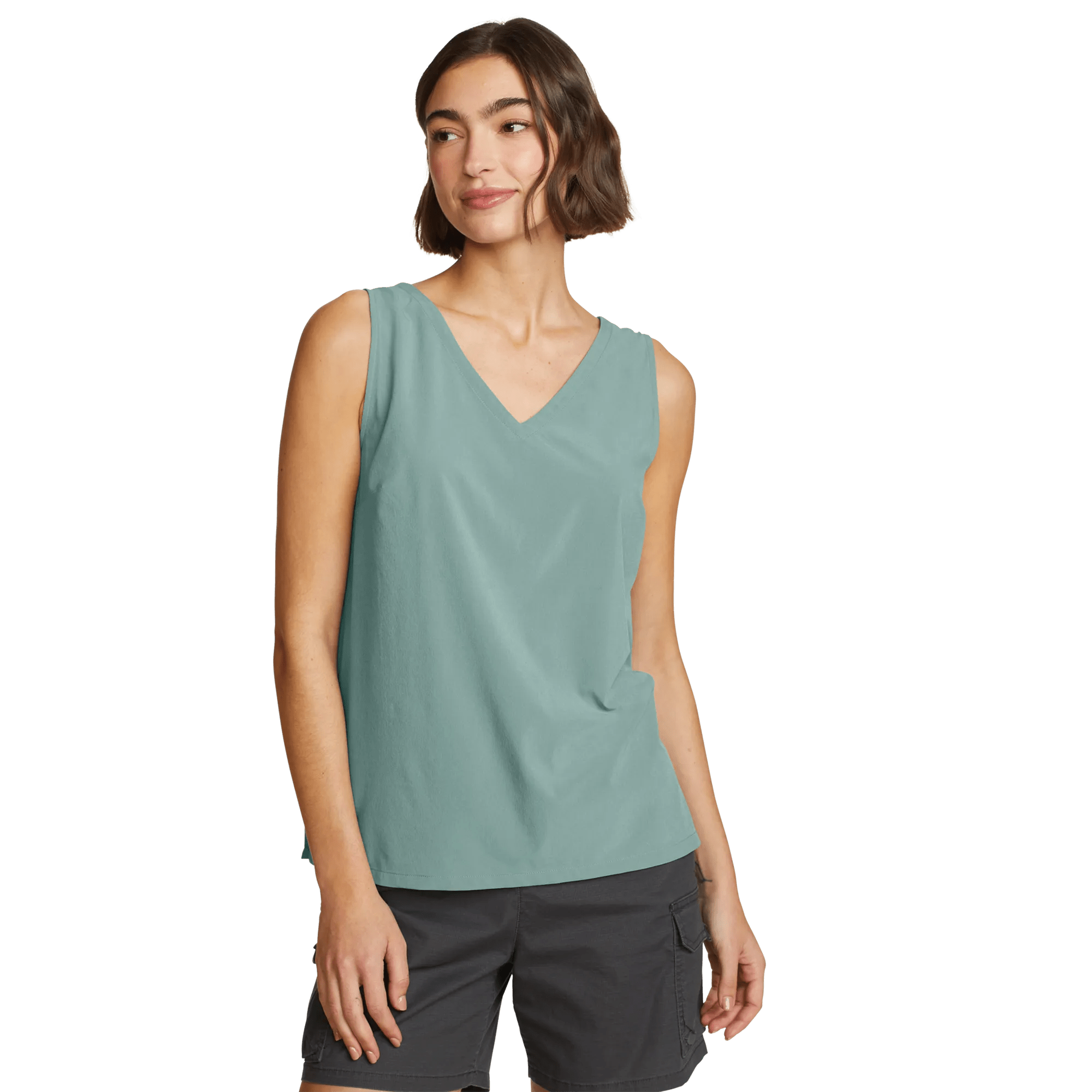 Women's Departure V-Neck Tank Top - Solid