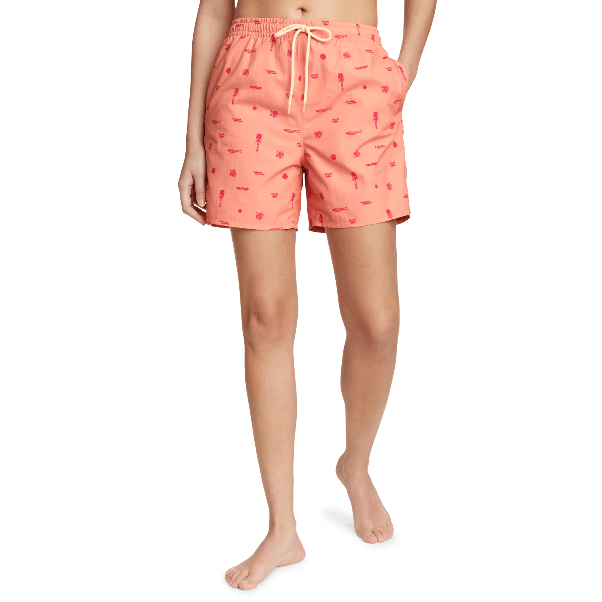 Women's Tidal High Rise Shorts - Print