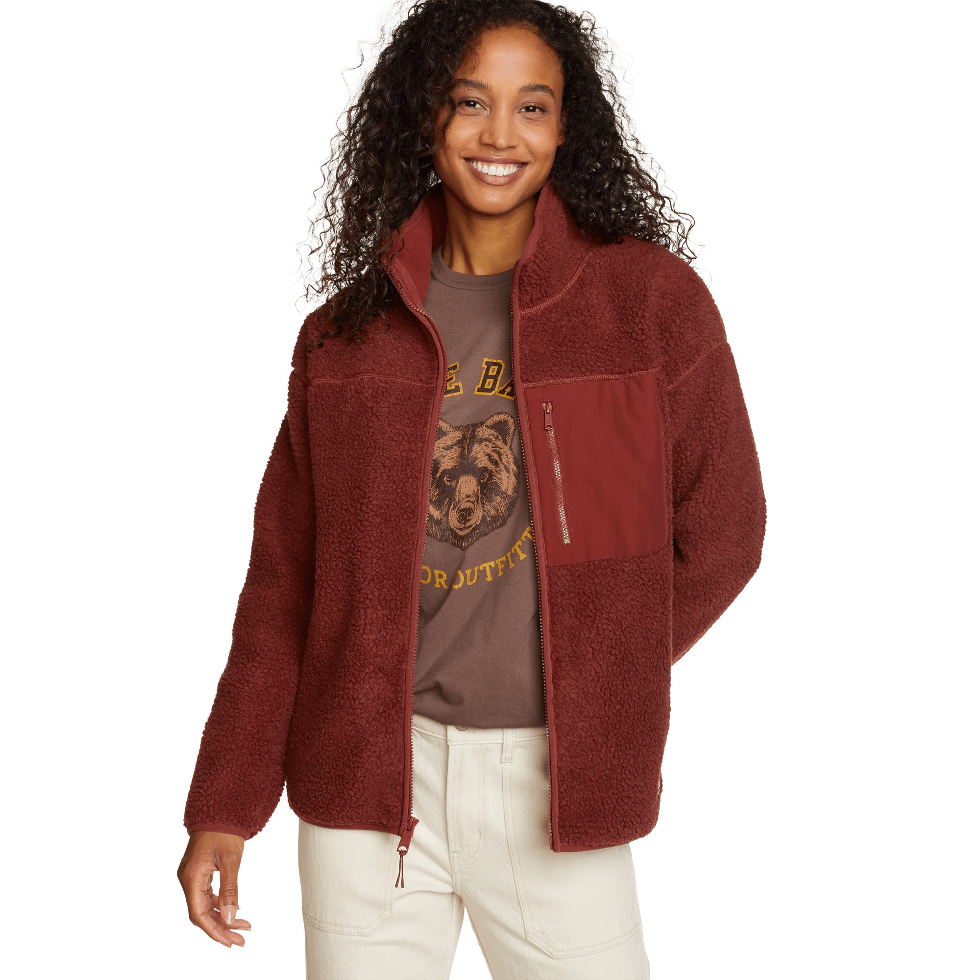 Women's Chilali Faux Shearling Fleece Jacket