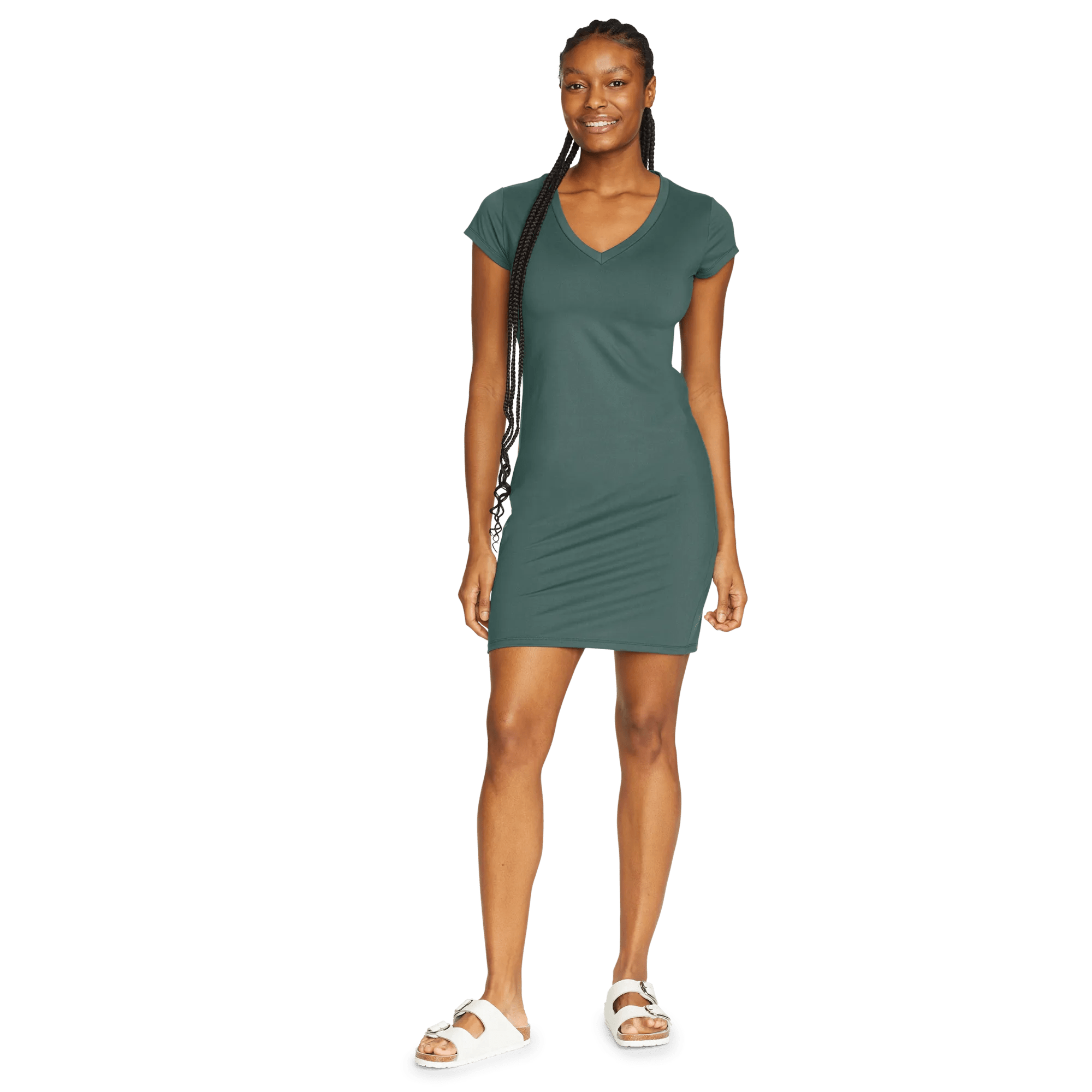 Women's Aster Short-Sleeve V-Neck Dress
