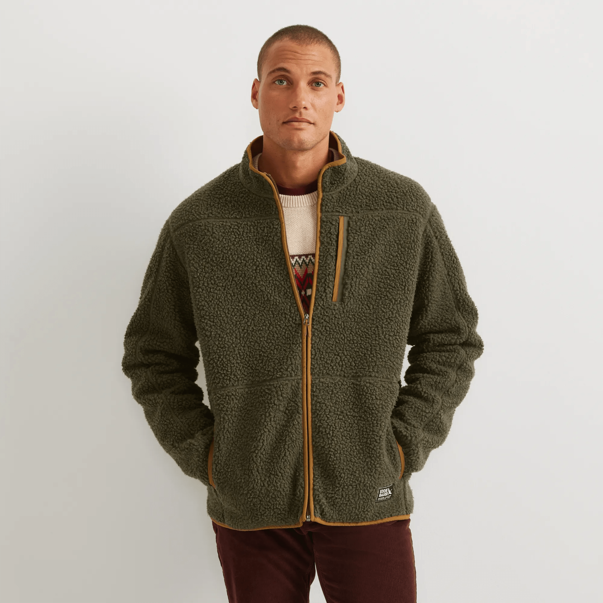 Men's Chilali Faux Shearling Fleece Jacket