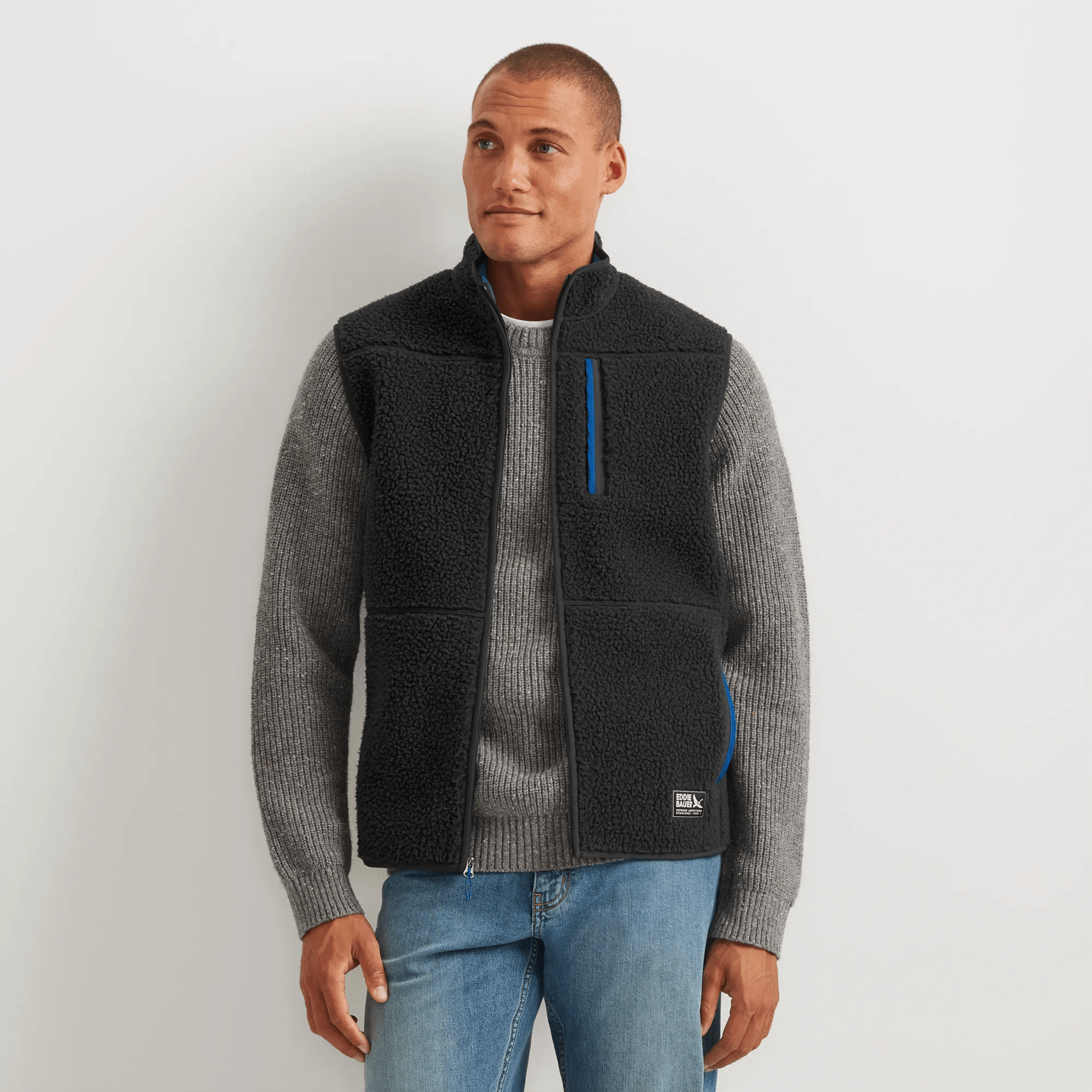 Men's Chilali Faux Shearling Fleece Vest