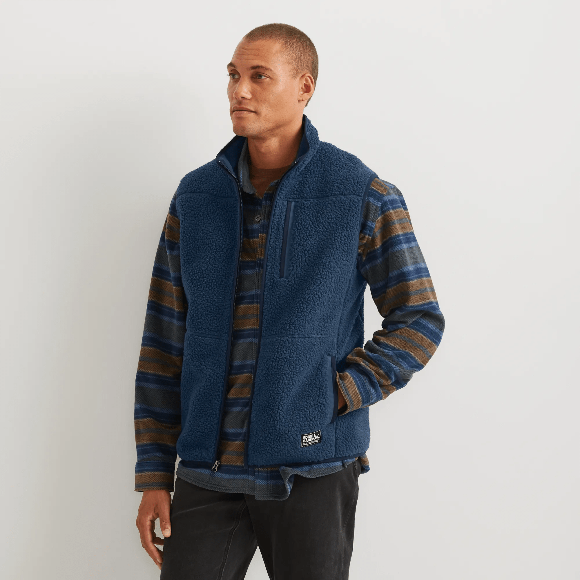 Men's Chilali Faux Shearling Fleece Vest