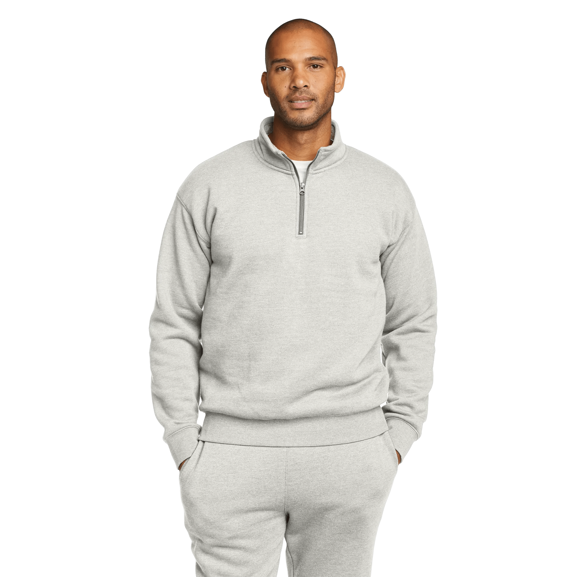Men's Eddie Bauer Signature Fleece Faux Shearling-Lined 1/4-Zip