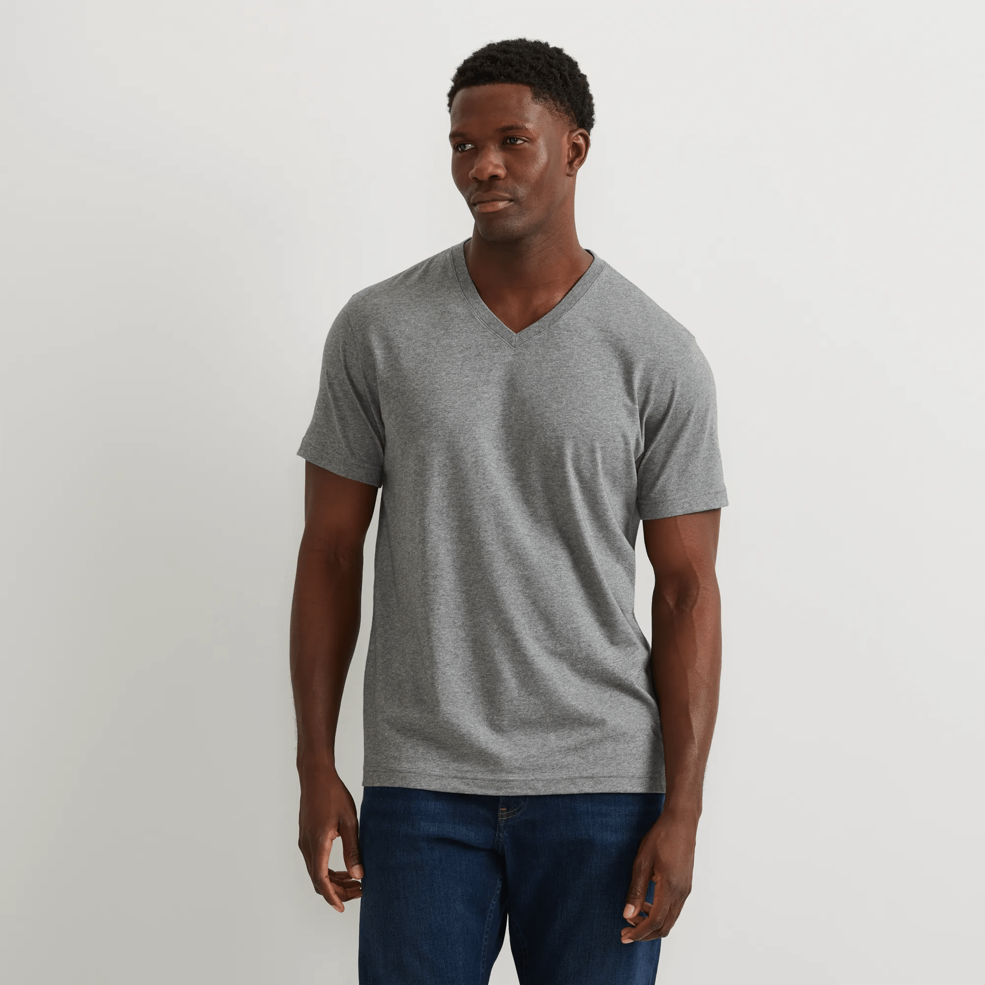 Men's Legend Wash 100% Cotton Short-Sleeve V-Neck T-Shirt