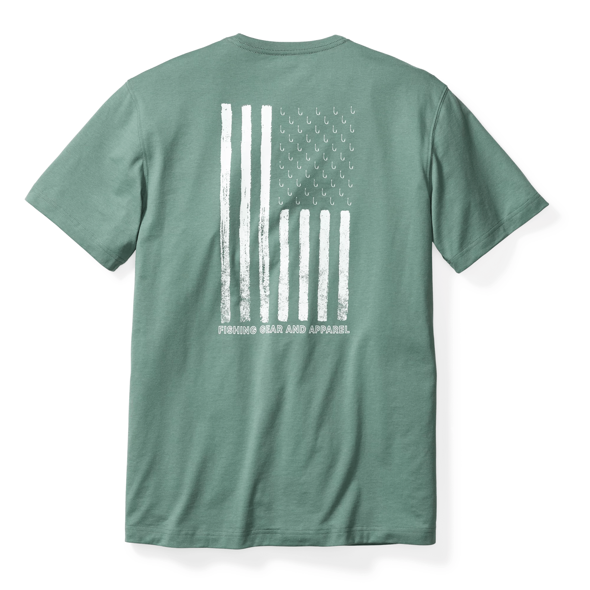 EB Distressed Flag Graphic T-Shirt