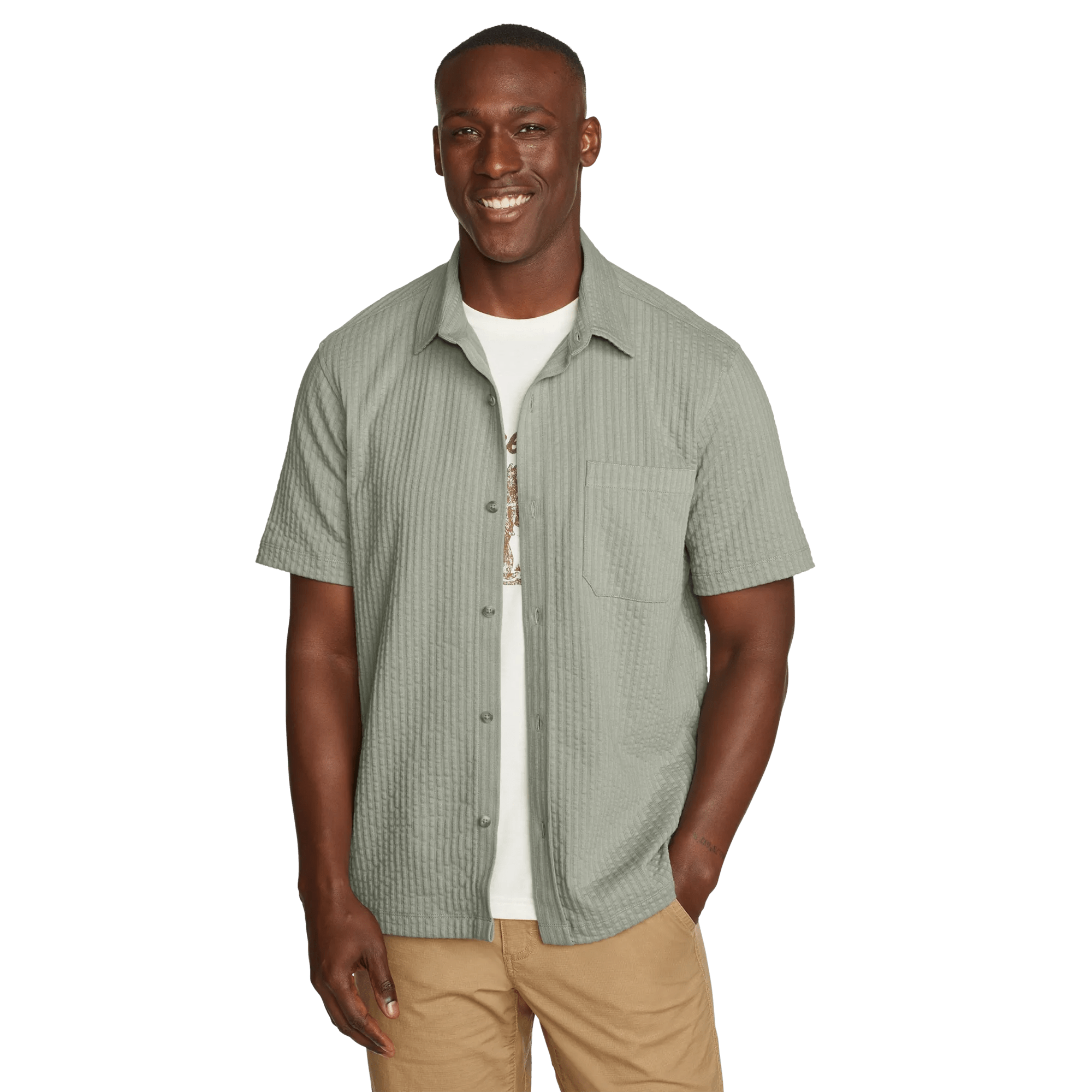 Men's Alderpine Short-Sleeve Seersucker Shirt