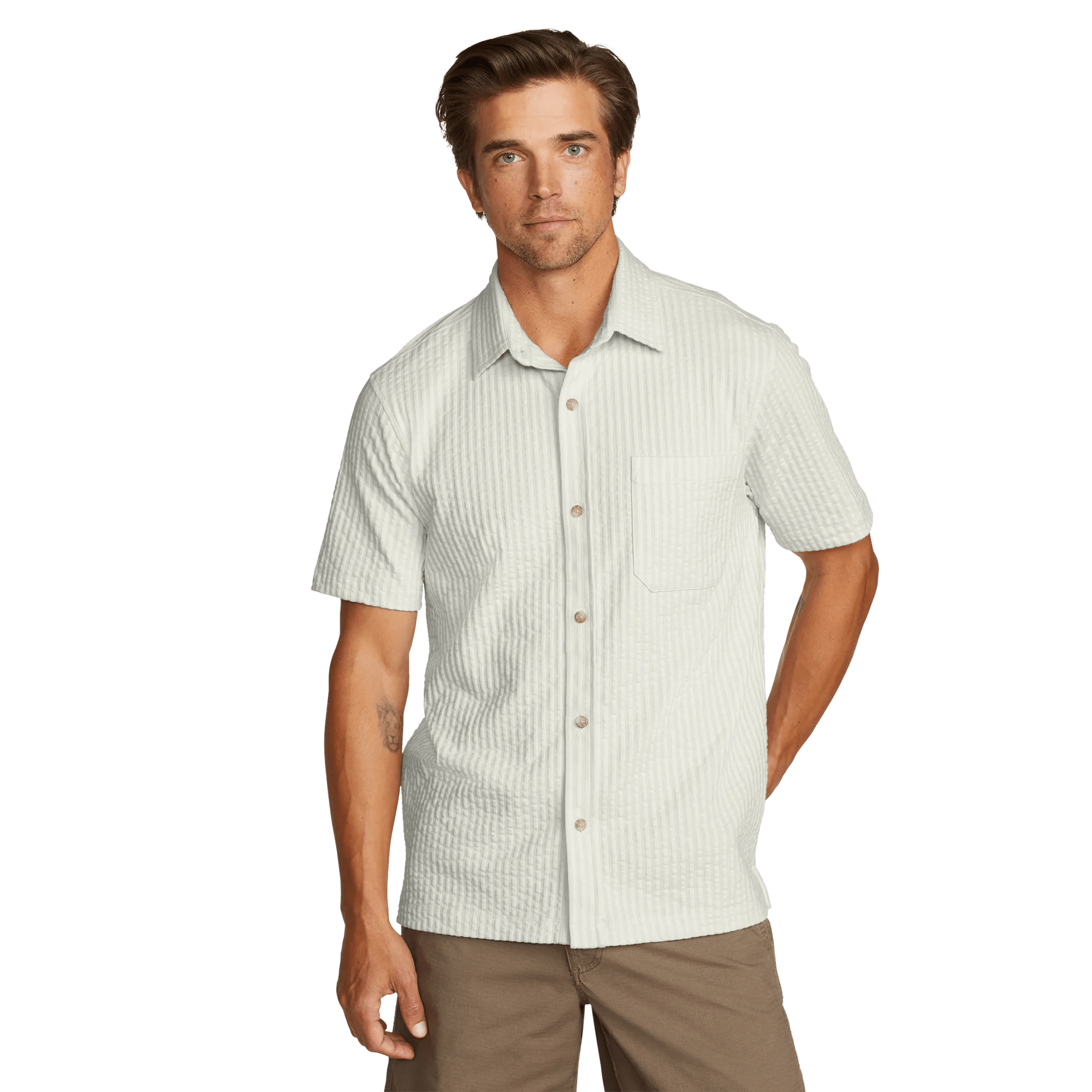 Men's Alderpine Short-Sleeve Seersucker Shirt