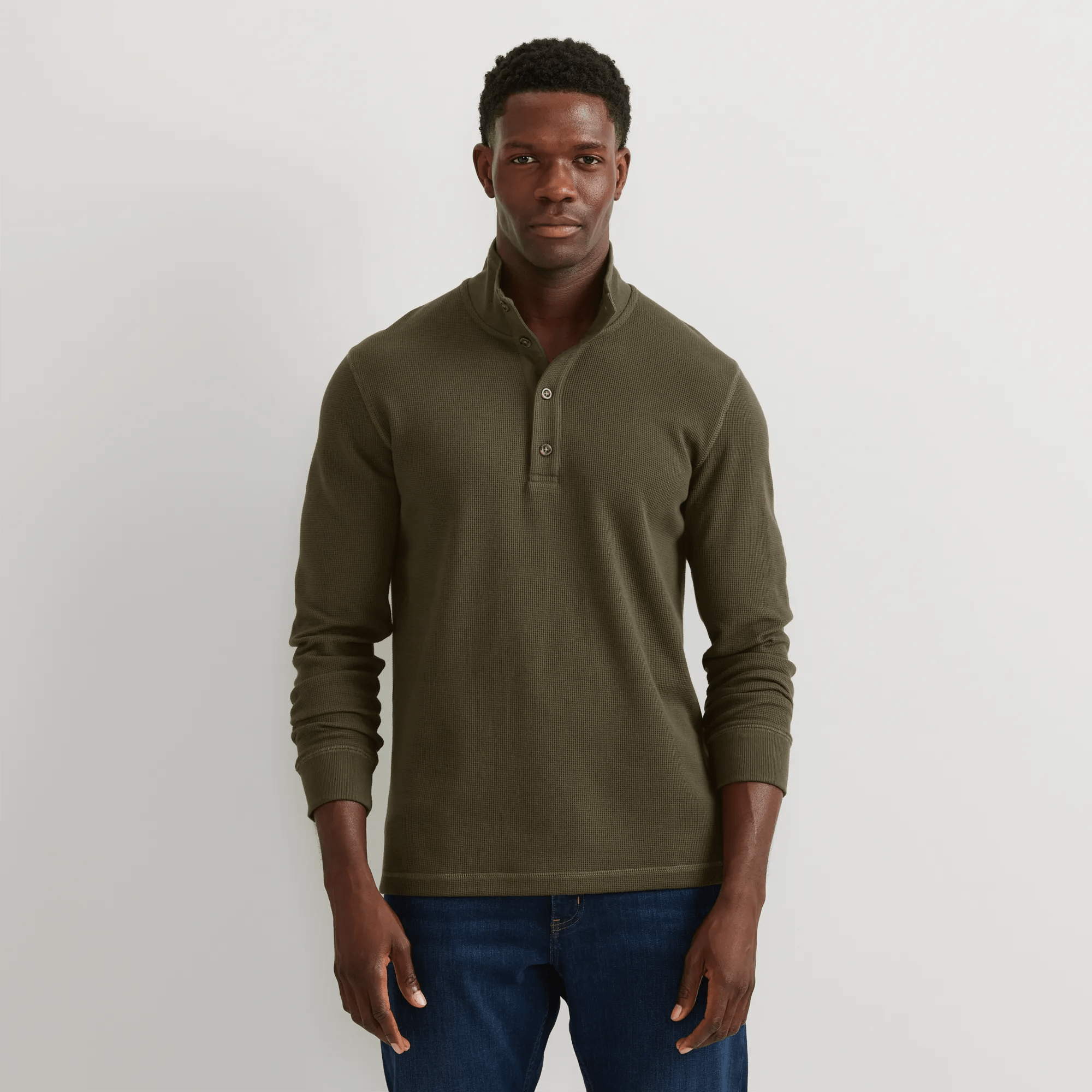 Men's Eddie's Favorite Thermal Pullover Mockneck