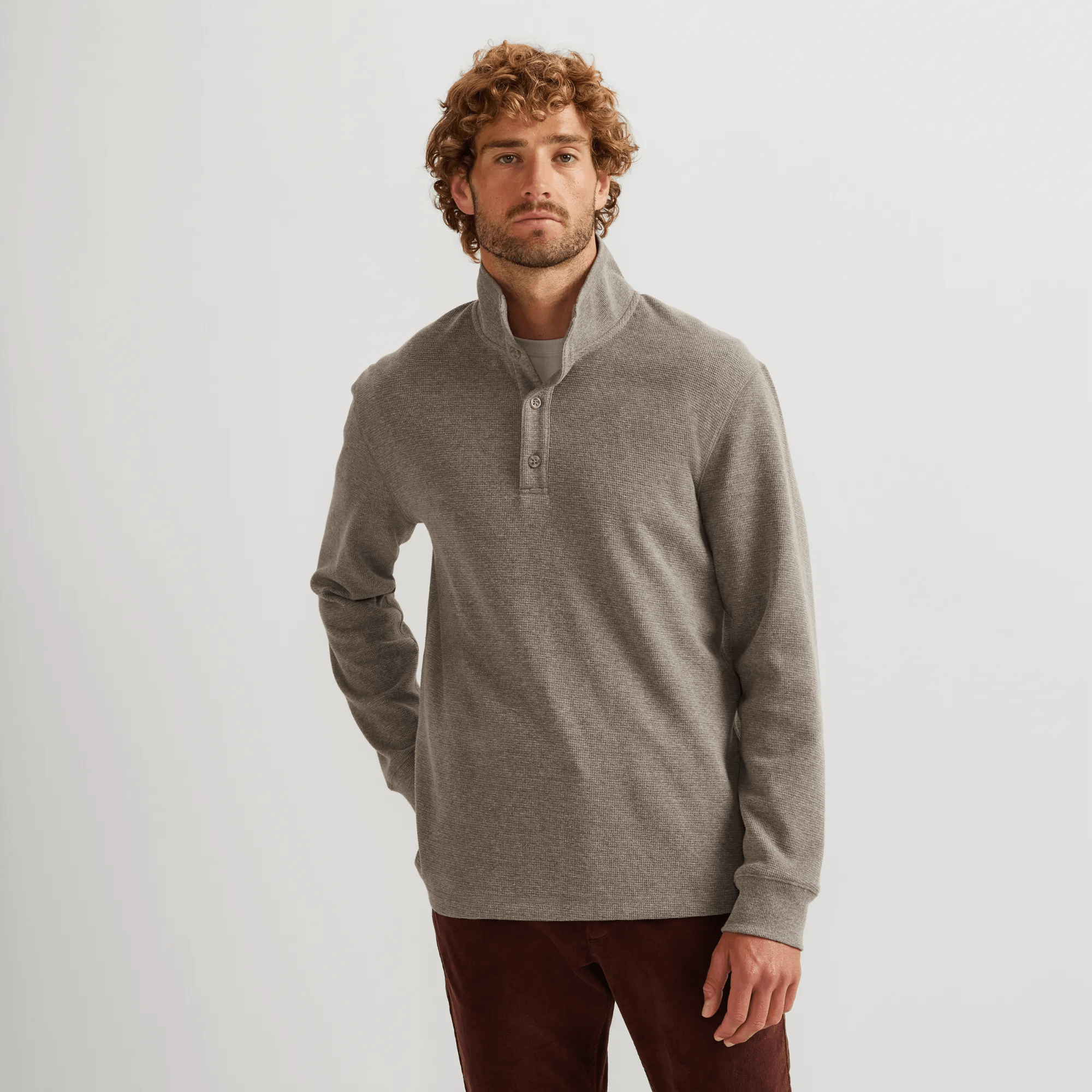 Men's Eddie's Favorite Thermal Pullover Mockneck