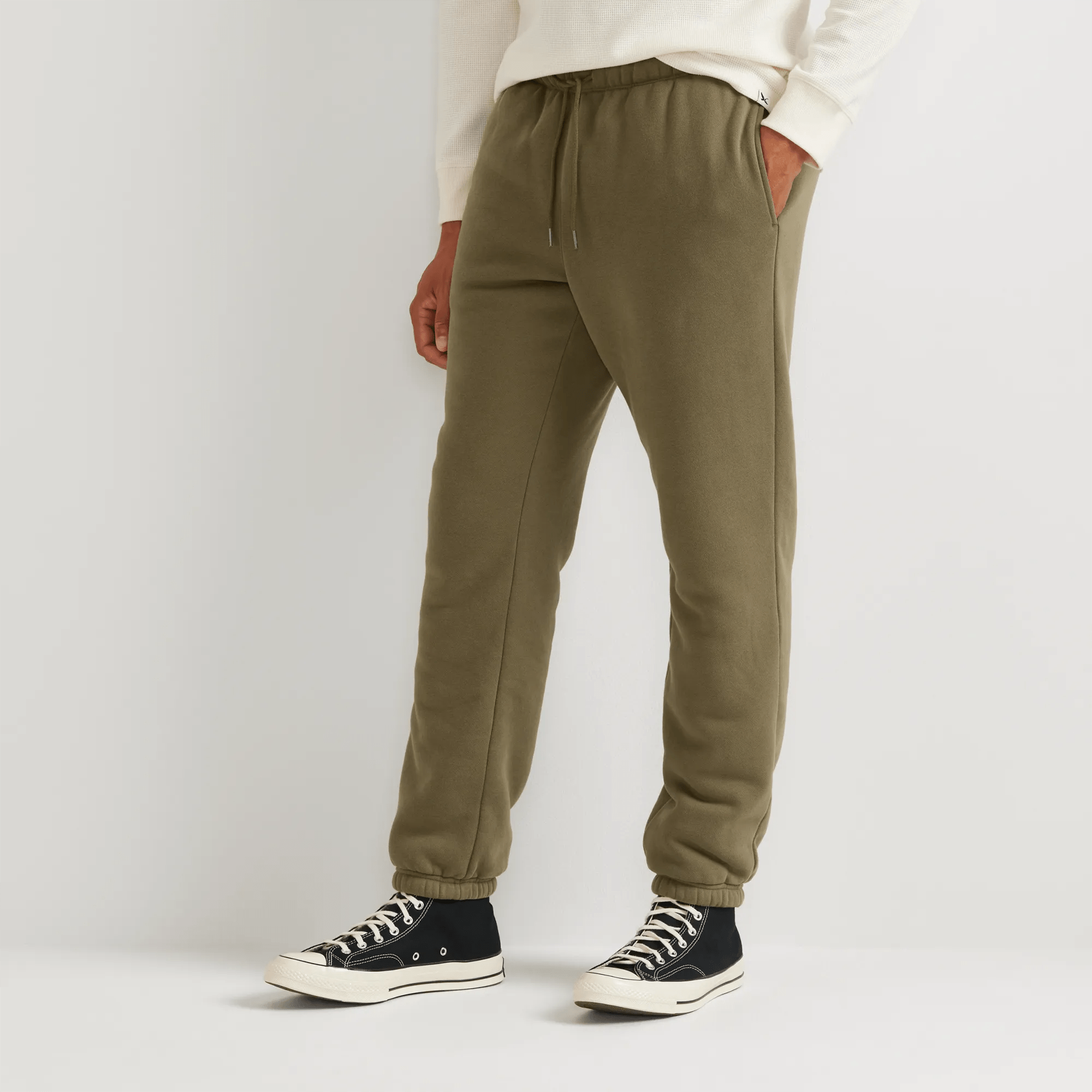 Men's Vintage Soft Faux Shearling-Lined Jogger Sweatpants
