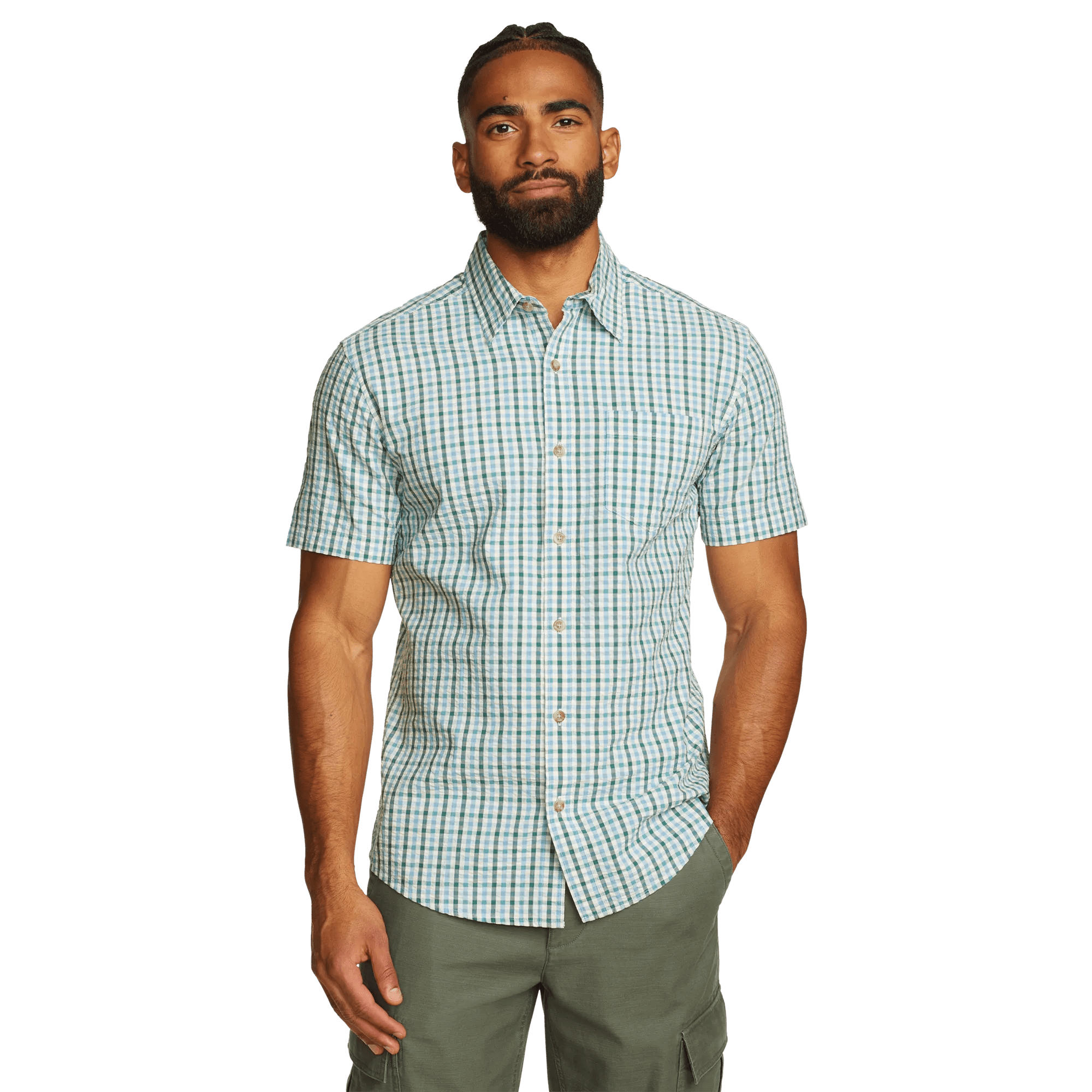 Men's Camano Seersucker Shirt