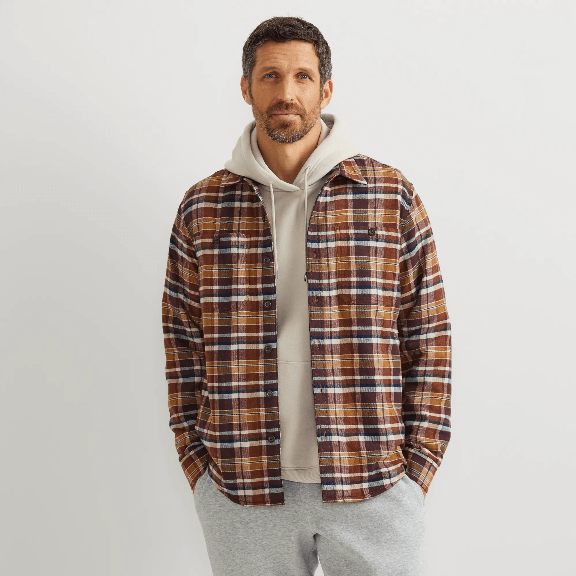 Men's Eddie's Field Fleece-Lined Flannel Shirt Jacket