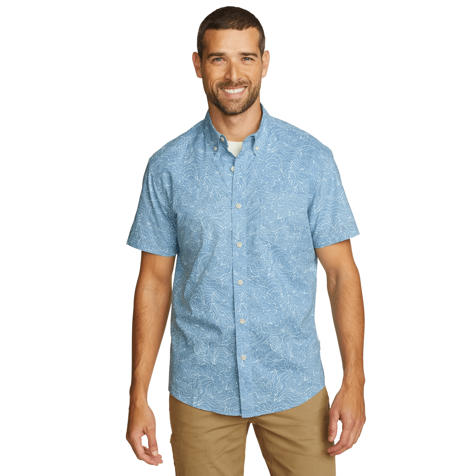 Men's Baja Short-Sleeve Shirt - Print