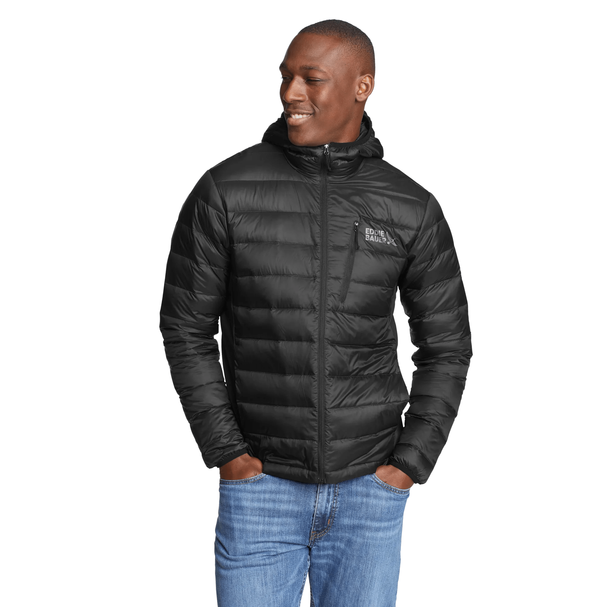 Men's Down Puffer Hooded Jacket