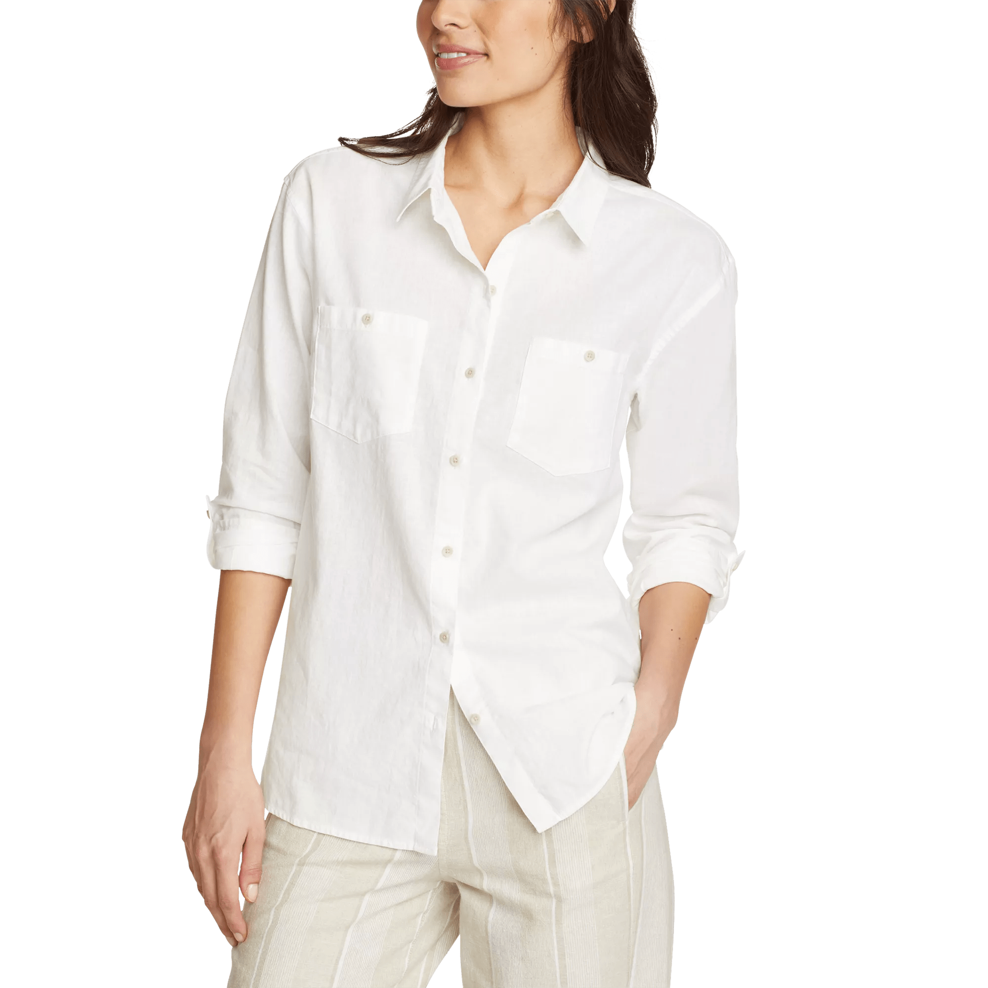 Women's Wave Break Roll-Sleeve Shirt