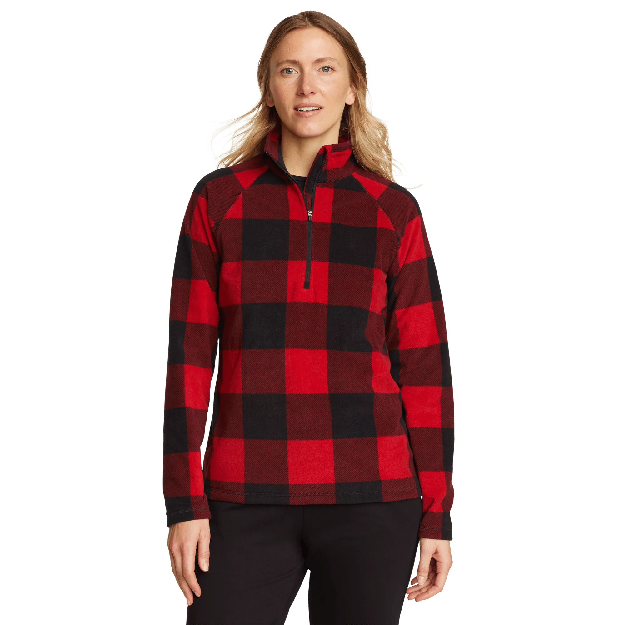 Women's Fast Fleece Raglan-Sleeve 1/4-Zip - Print