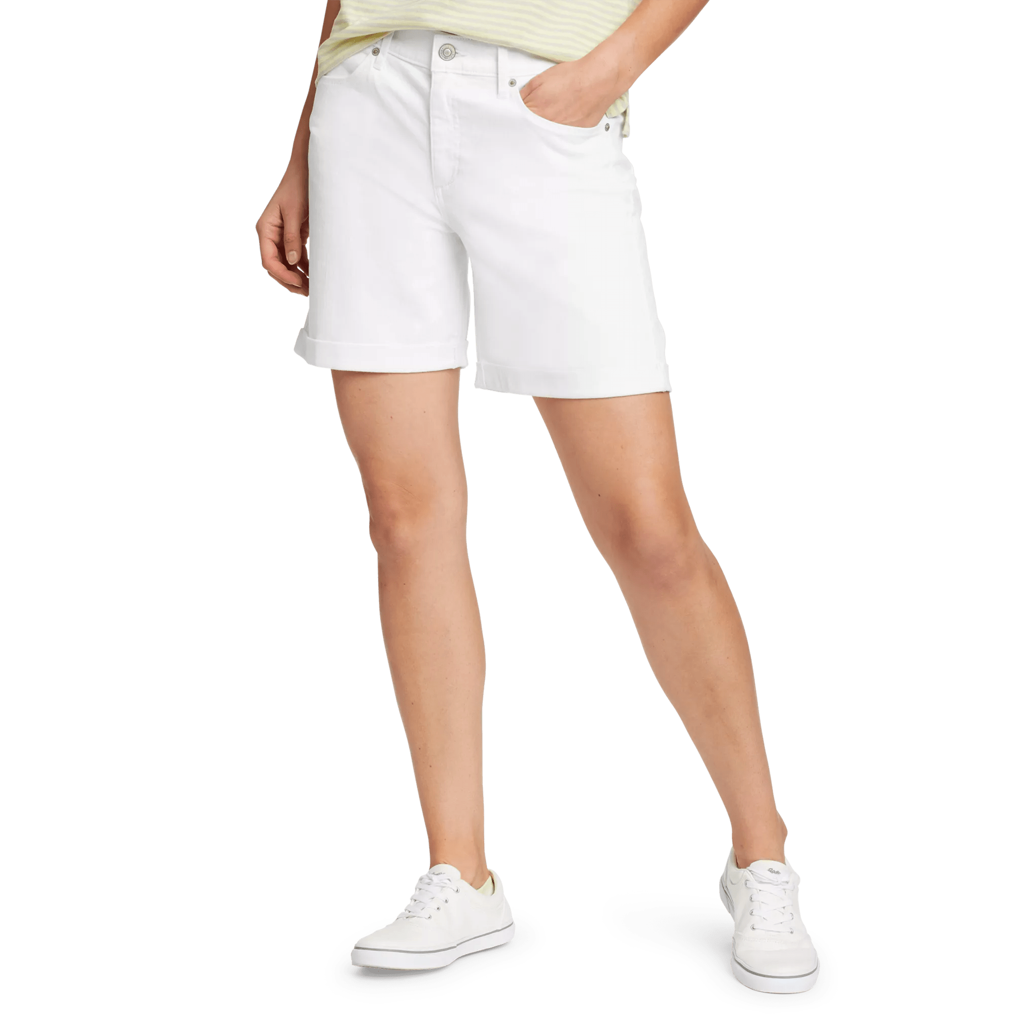 Women's Boyfriend Denim Shorts - Relaxed Fit