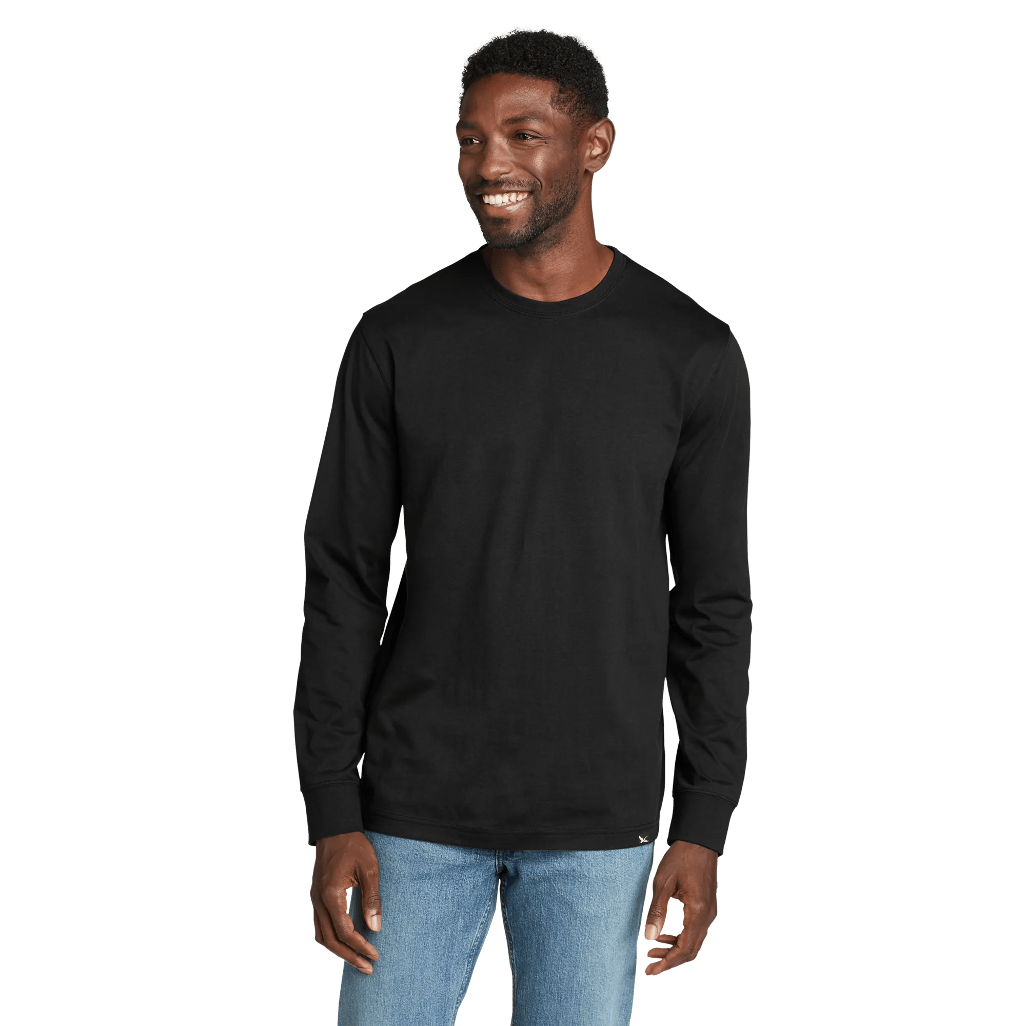 Men's Legend Wash Classic Long-Sleeve 100% Cotton T-Shirt