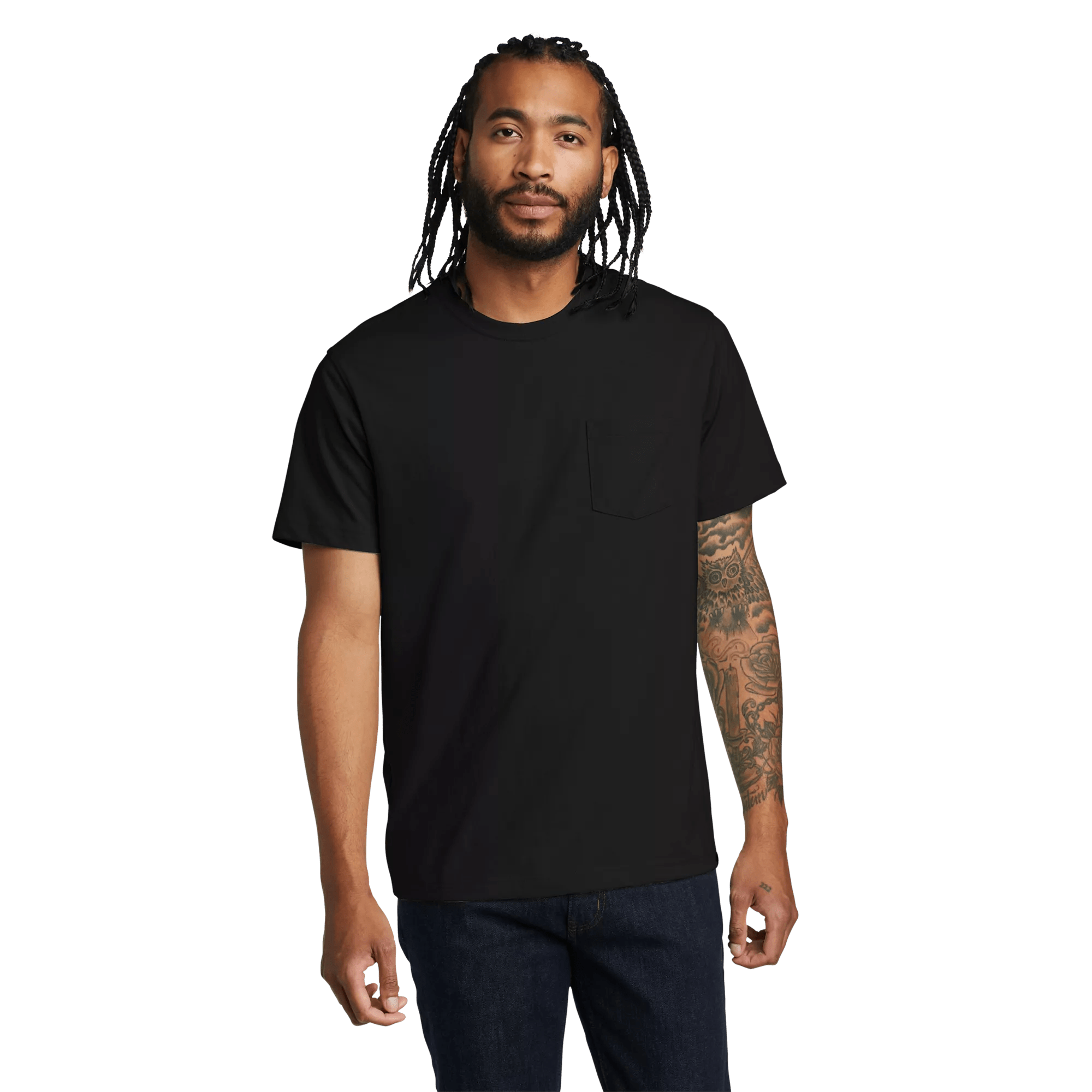 Men's Legend Wash Classic Short-Sleeve 100% Cotton Pocket T-Shirt