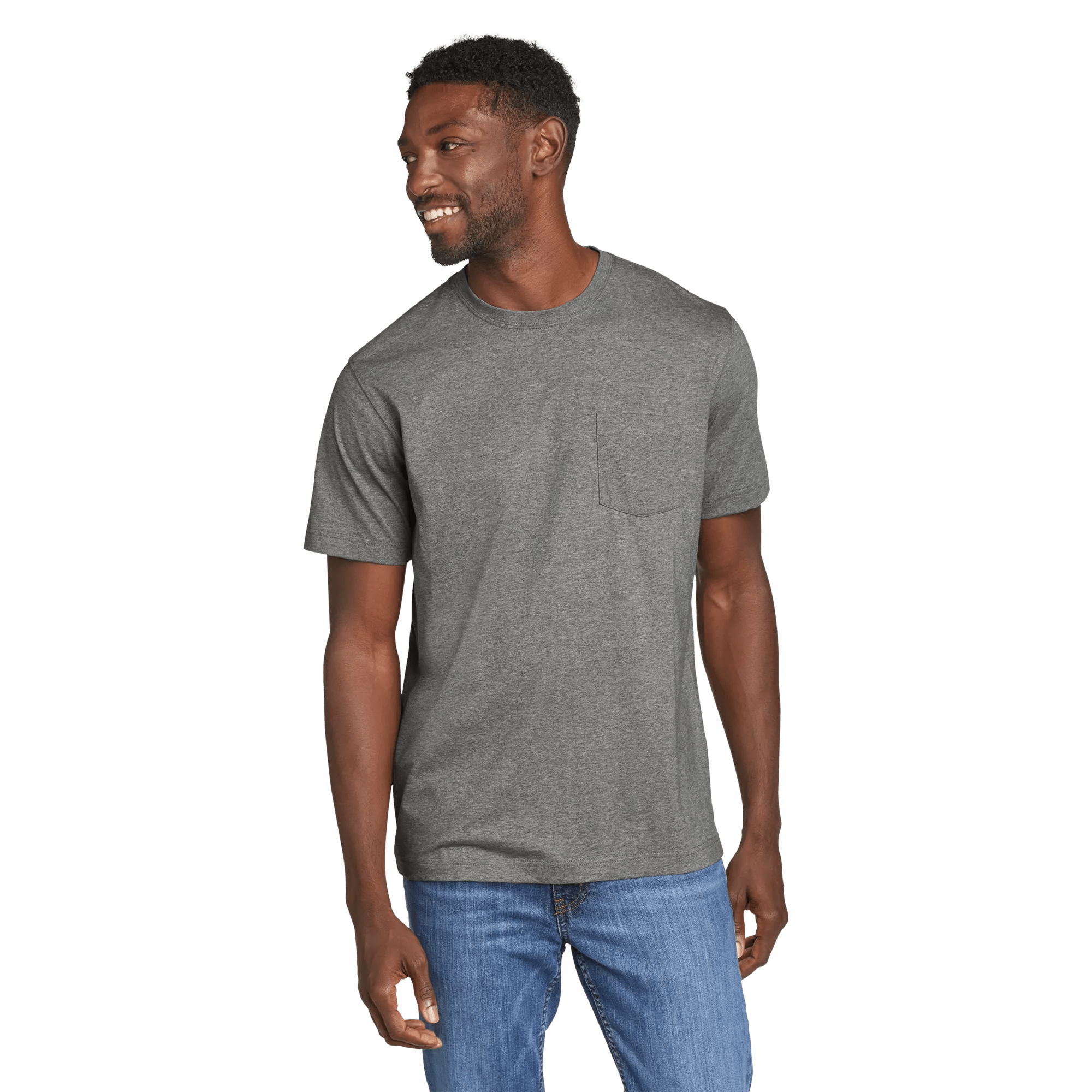 Men's Legend Wash Classic Short-Sleeve 100% Cotton Pocket T-Shirt