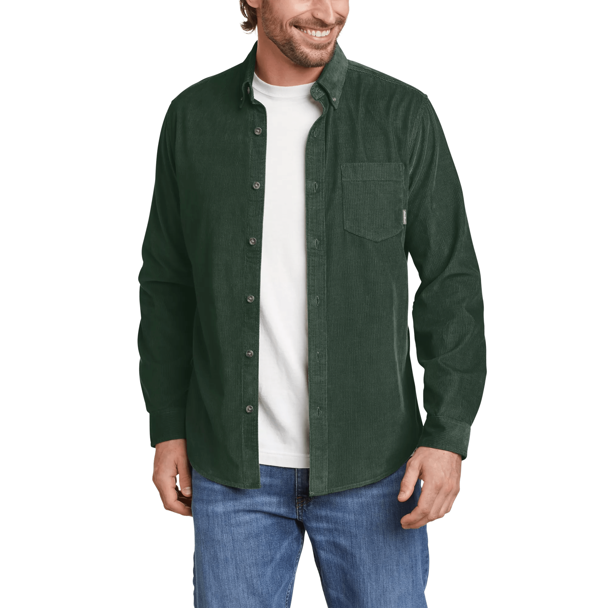 Men's Corduroy Long-Sleeve Shirt