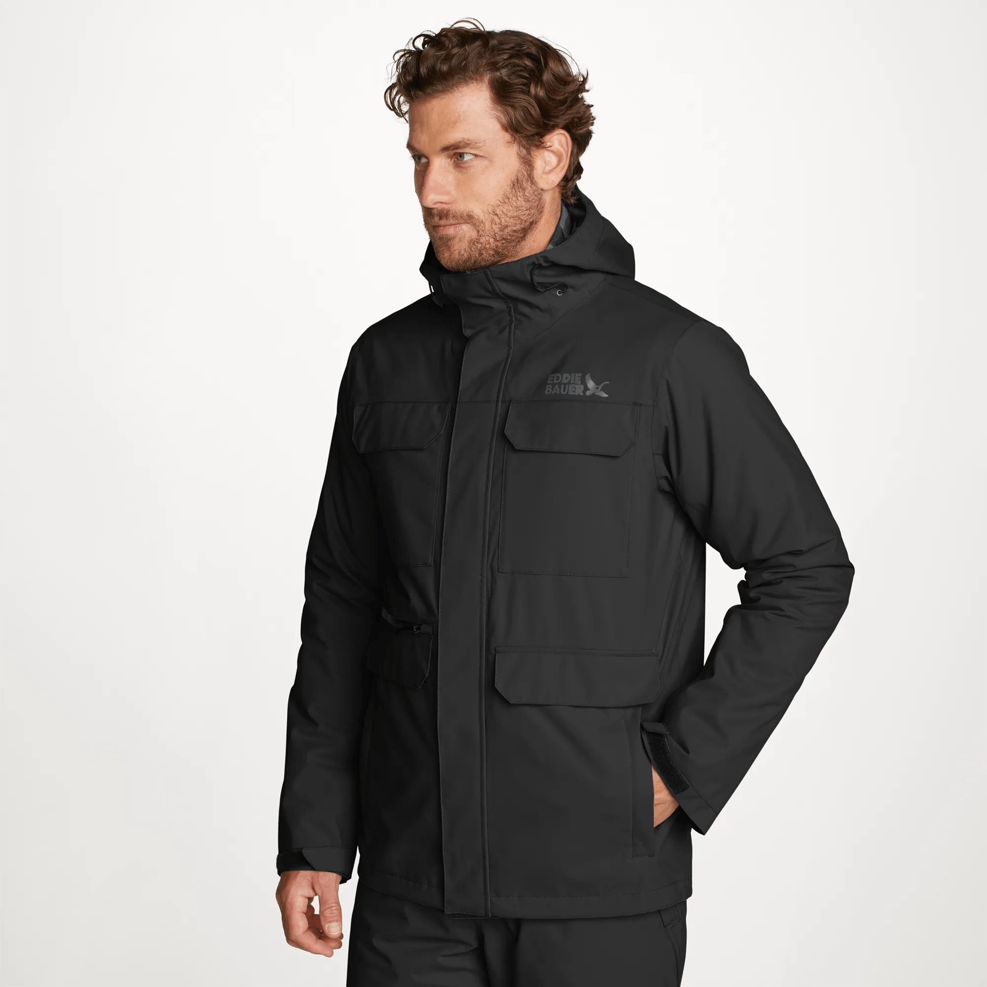 Men's Funkski 3-In-1 Insulated Waterproof Hooded Ski Jacket