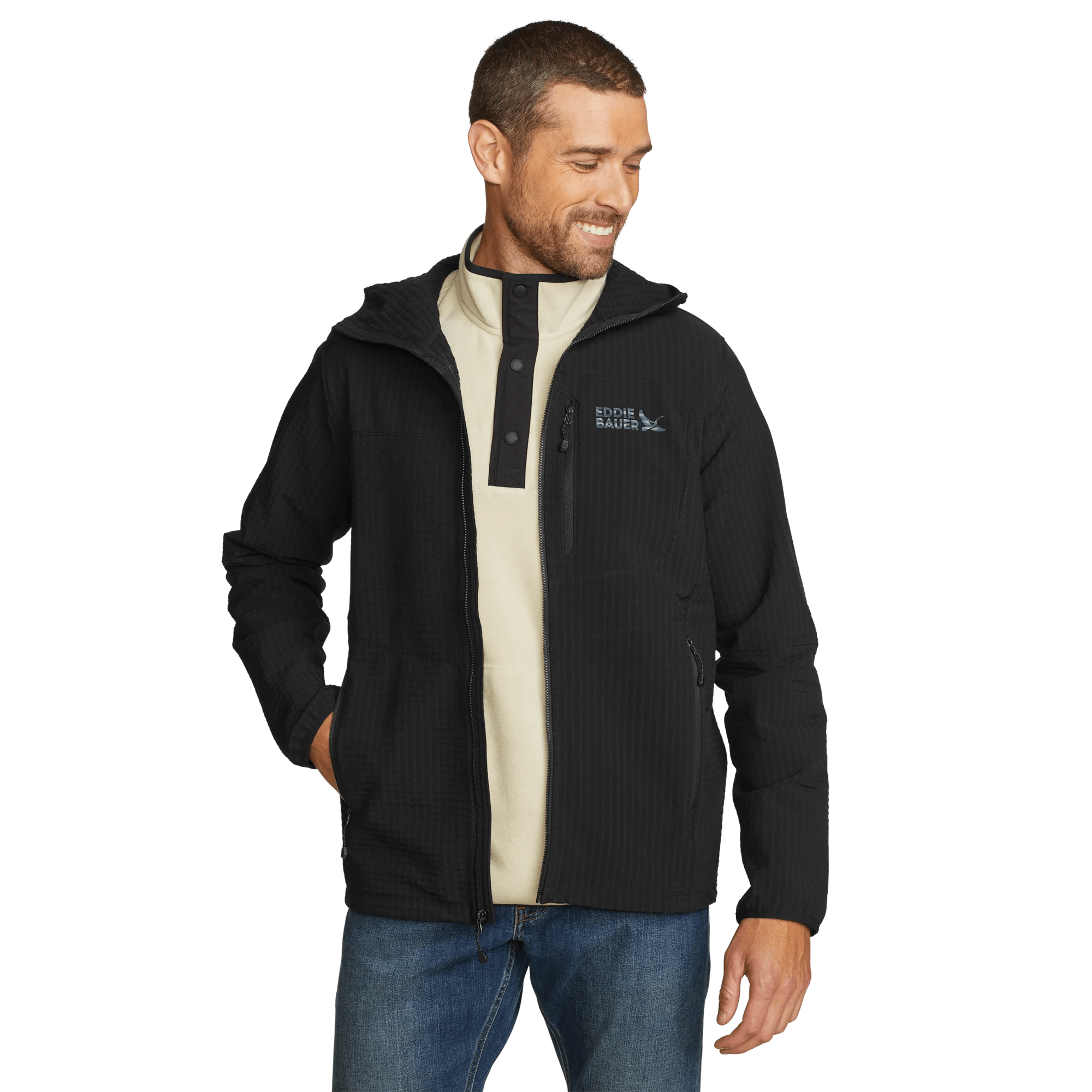 Men's Sandstone Grid Hoodie