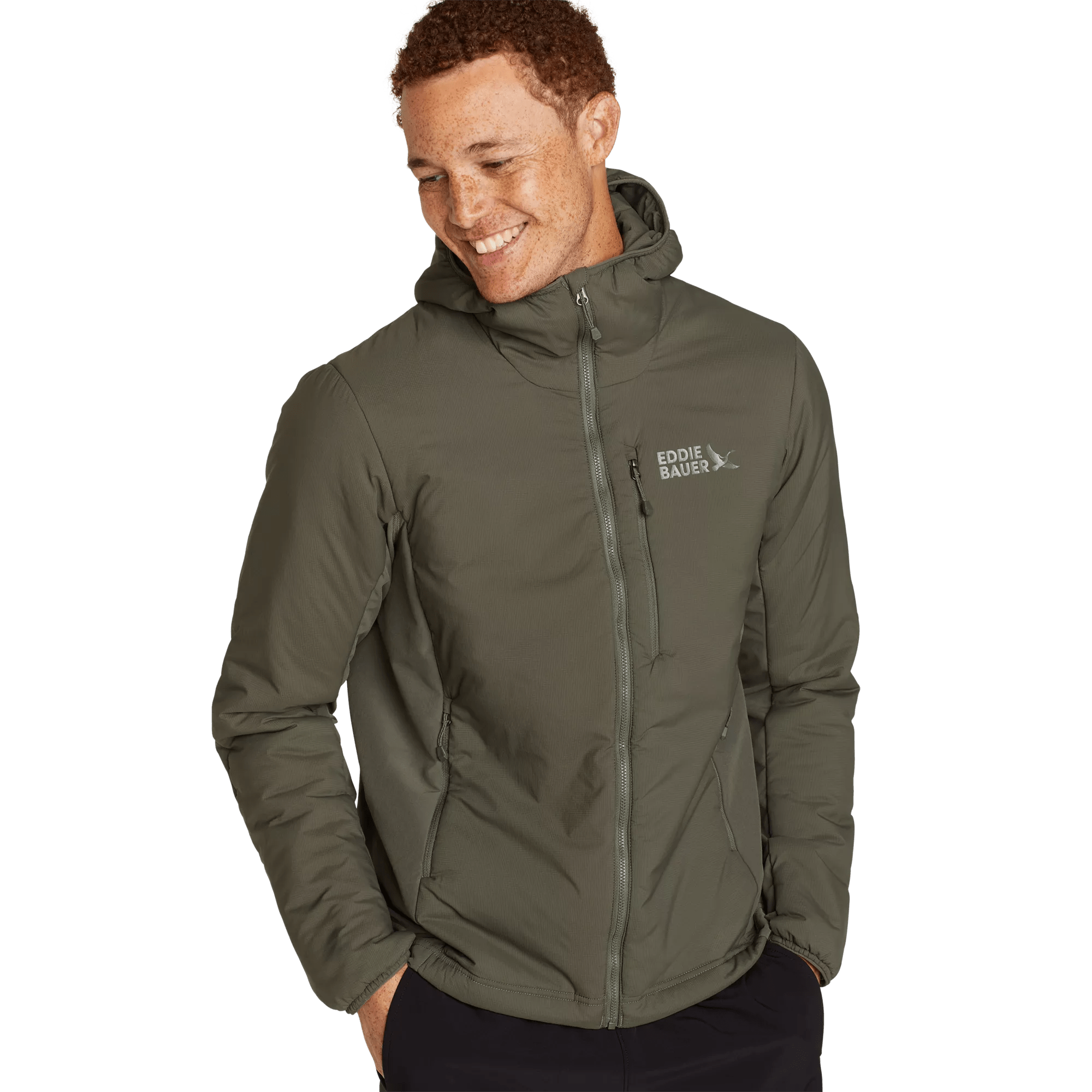 Men's Astro-Air Insulated Hooded Hybrid Jacket