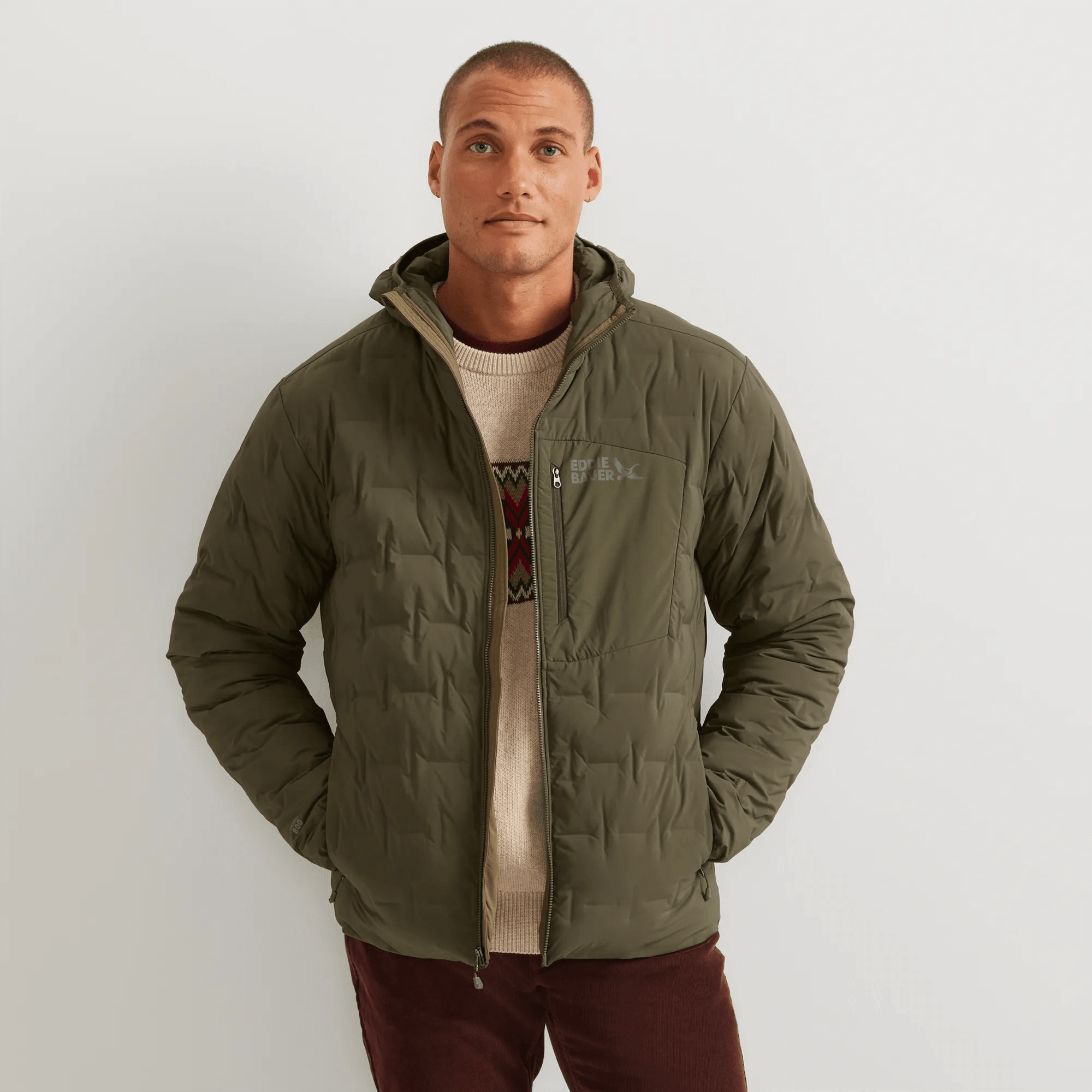 Men's MicroTherm? FreeFuse? Stretch Down Hooded Jacket