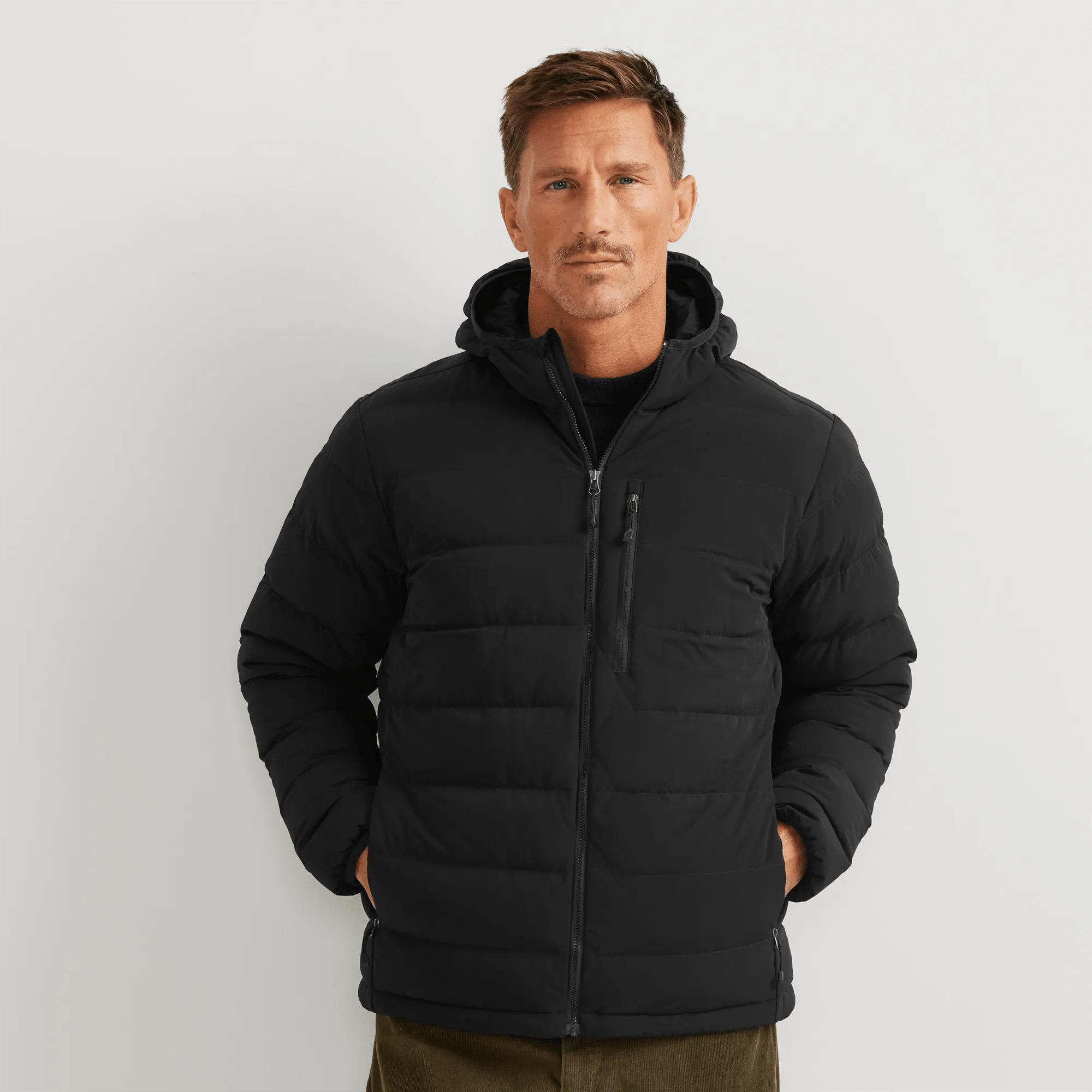 Men's EB Stretch Down Hooded Jacket